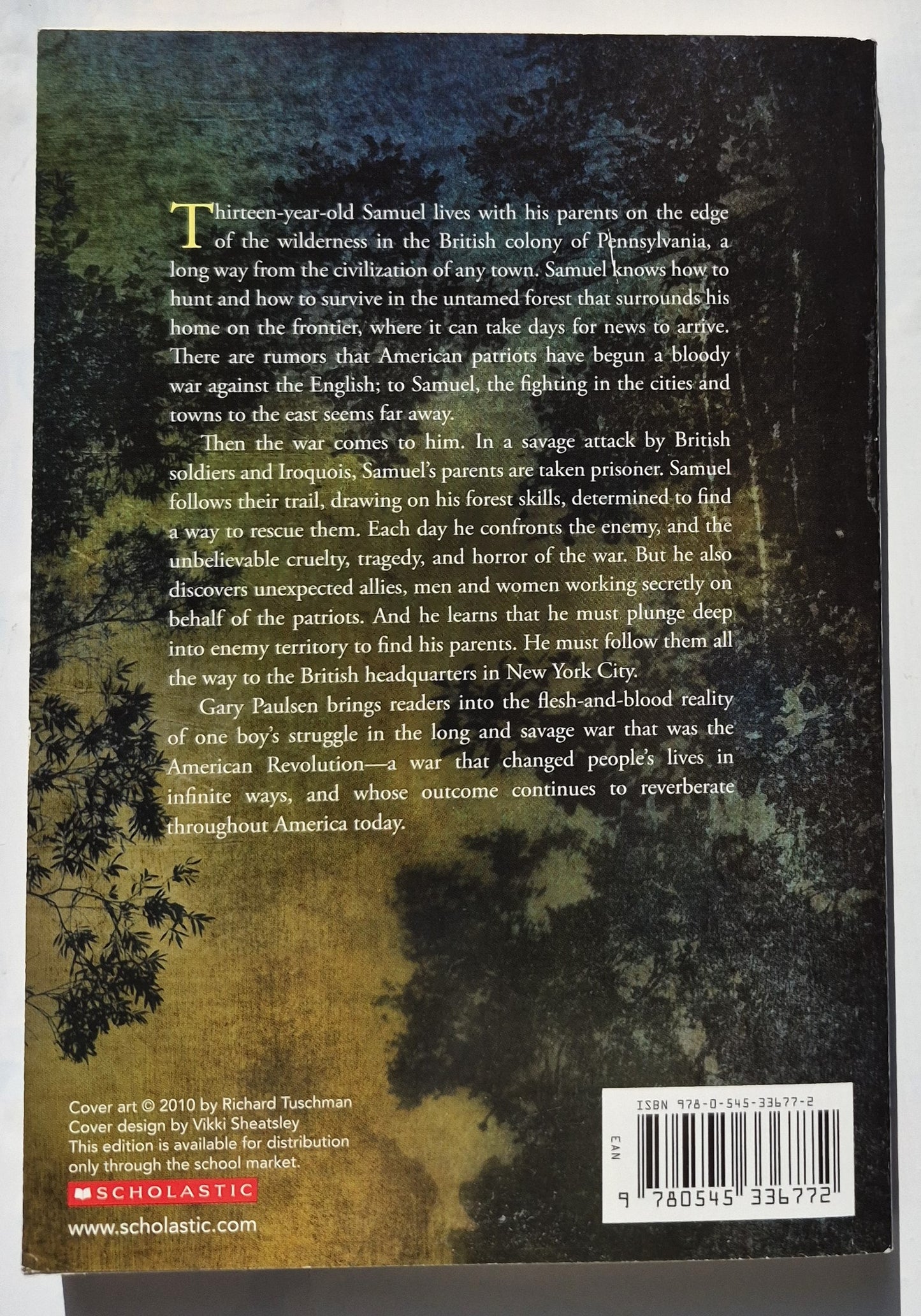 Woods Runner by Gary Paulsen (New, 2011, Pbk, 164 pages, Scholastic)