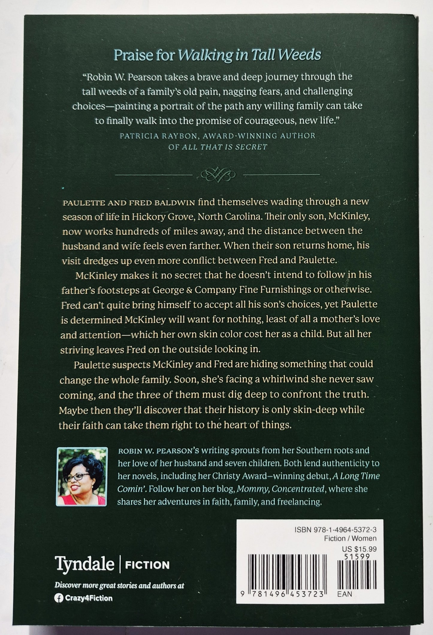 Walking in Tall Weeds by Robin W. Pearson (New, 2022, Pbk, 428 pages, Tyndale Fiction)