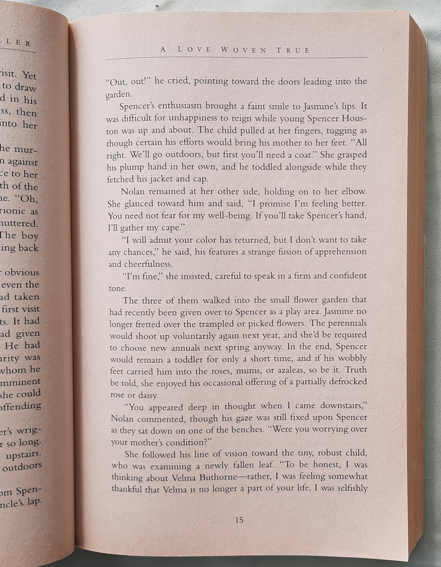 A Love Woven True by Tracie Peterson; Judith Miller (Lights of Lowell #2, Very good, 2005, Pbk, 349 pages, Bethany House)