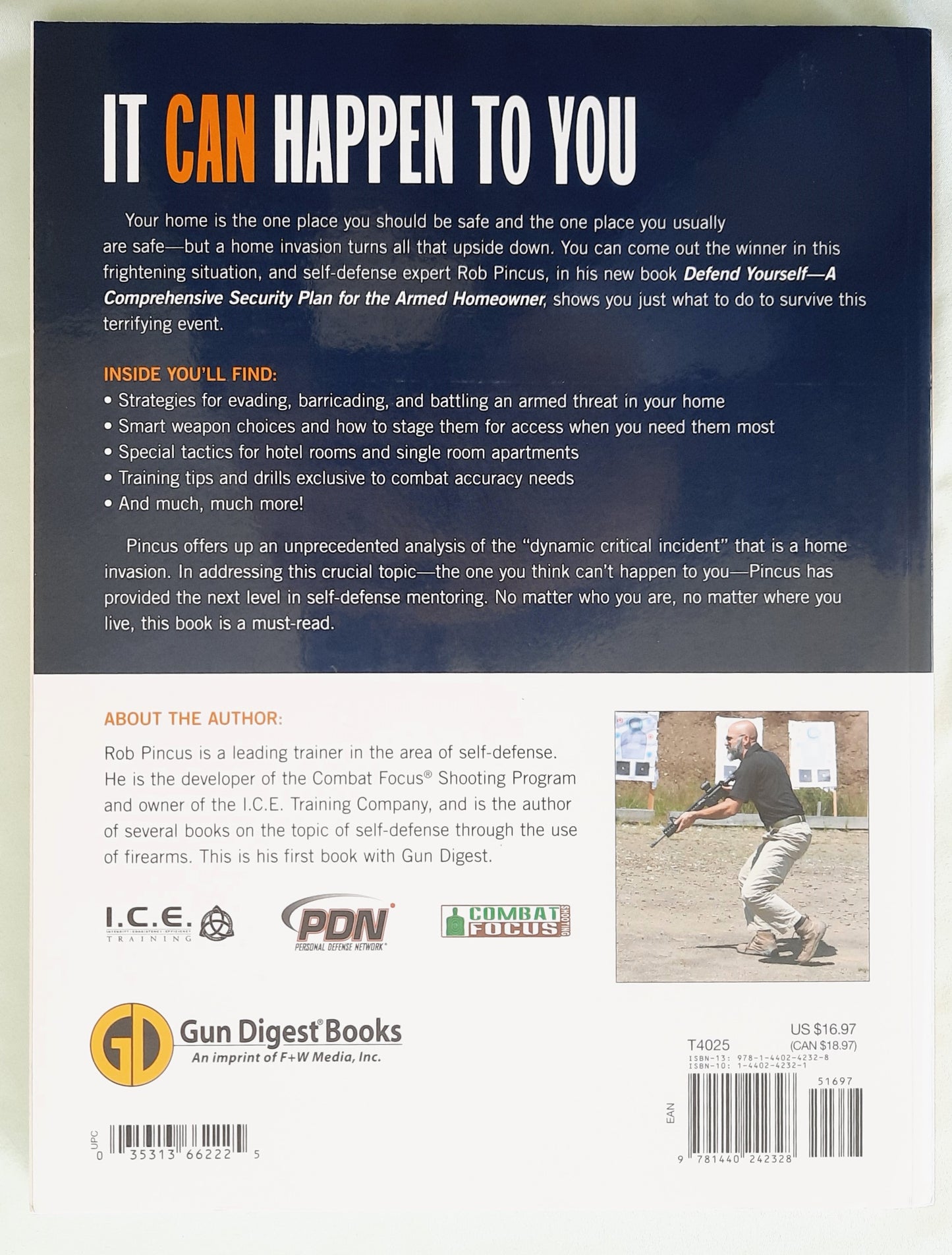 Defend Yourself: A Comprehensive Security Plan for the Armed Homeowner by Rob Pincus (Like new, 2014, Pbk, 248 pages, Gun Digest Books)