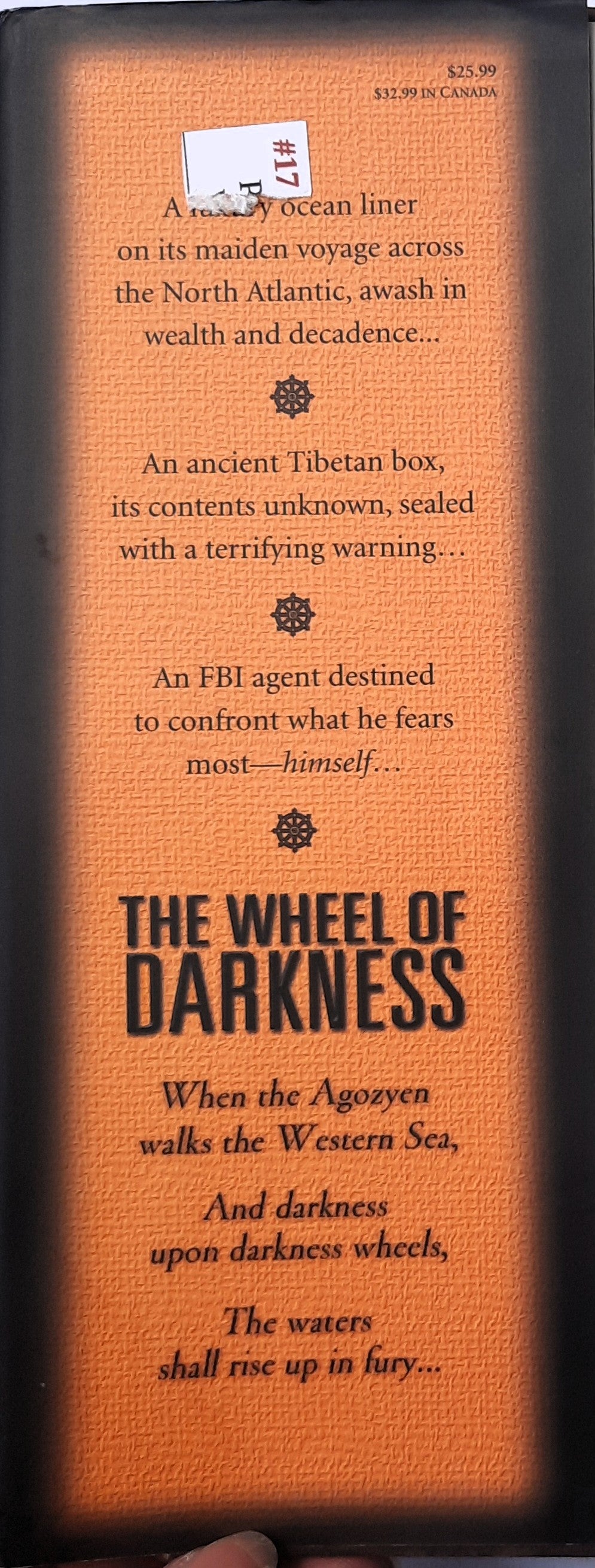 The Wheel of Darkness by Douglas Preston; Lincoln Child (Agent Pendergast #8, Good, 2007, Pbk, 395 pages, Warner Books)