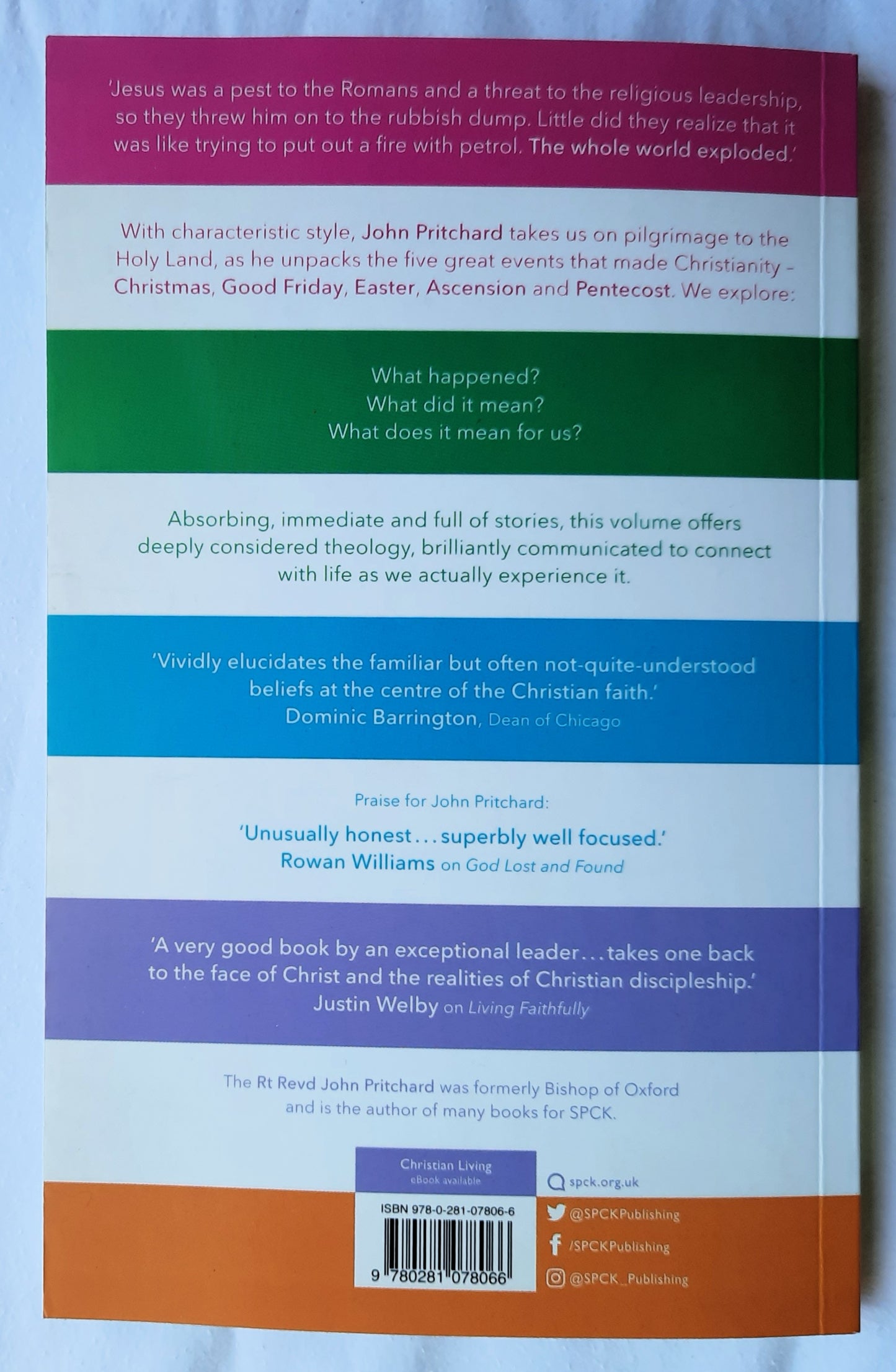 Five Events that Made Christianity: Christmas, Good Friday, Easter, Ascension and Pentecost by John Pritchard (New, 2018, Pbk, 160 pages, SPCK)