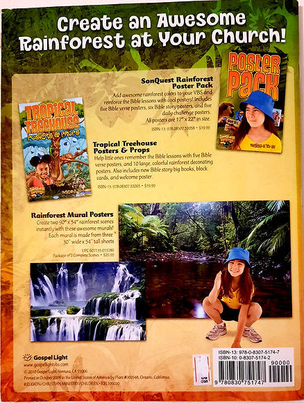 Rainforest Decor & More by Gospel Light (SonQuest Rainforest VBS, New, 2010)