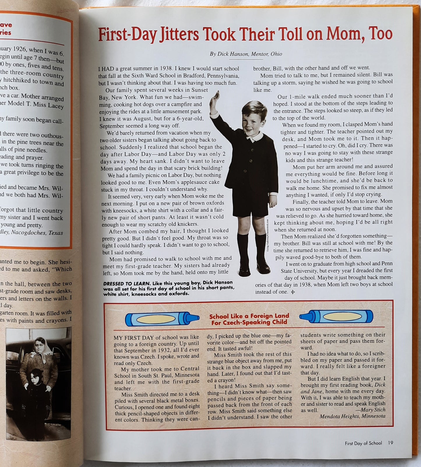 Reminisce Books: School Days edited by Deb Mulvey (Very good, 2000, HC, 162 pages, Reiman Media)