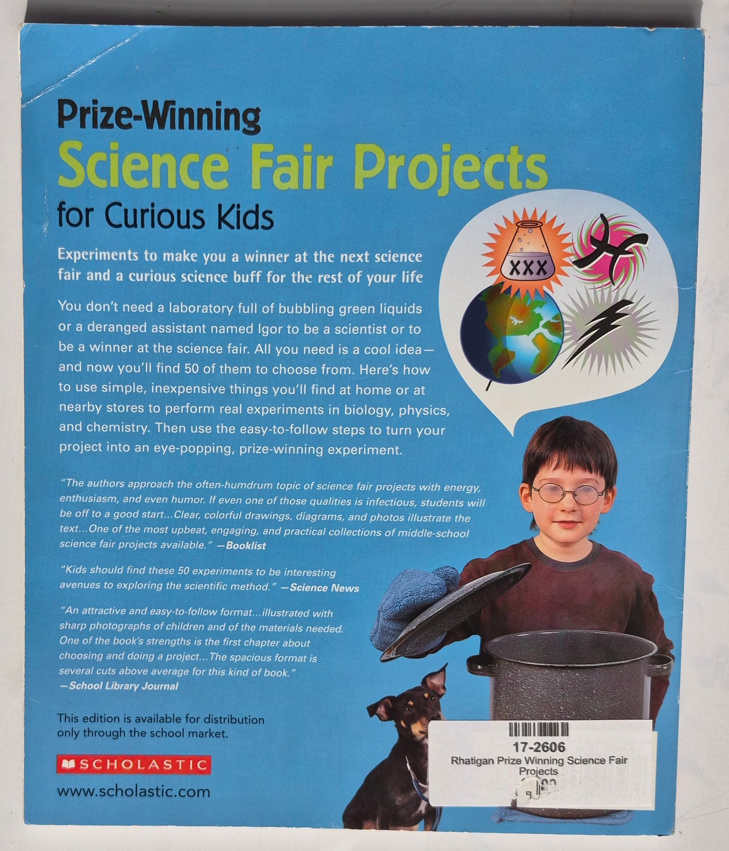 Prize Winning Science Fair Projects by Joe Rhatigan (Very good, 2002, Pbk, Scholastic)