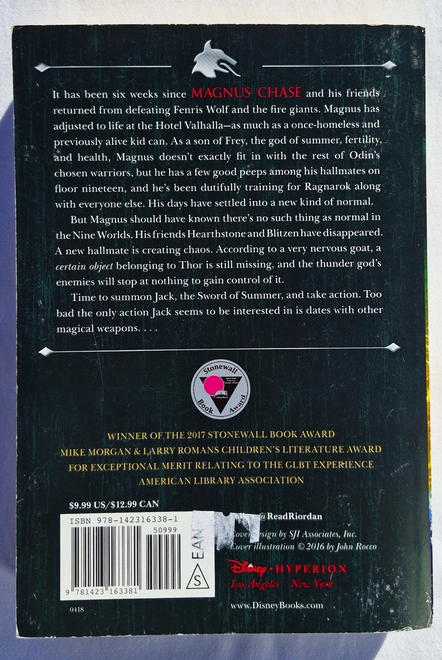 Magnus Chase und die Götter von Asgard #2: Der Hammer des Thor von Rick Riordan (Sehr gut, 2018, Taschenbuch, 496 Seiten, Disney Hyperion)