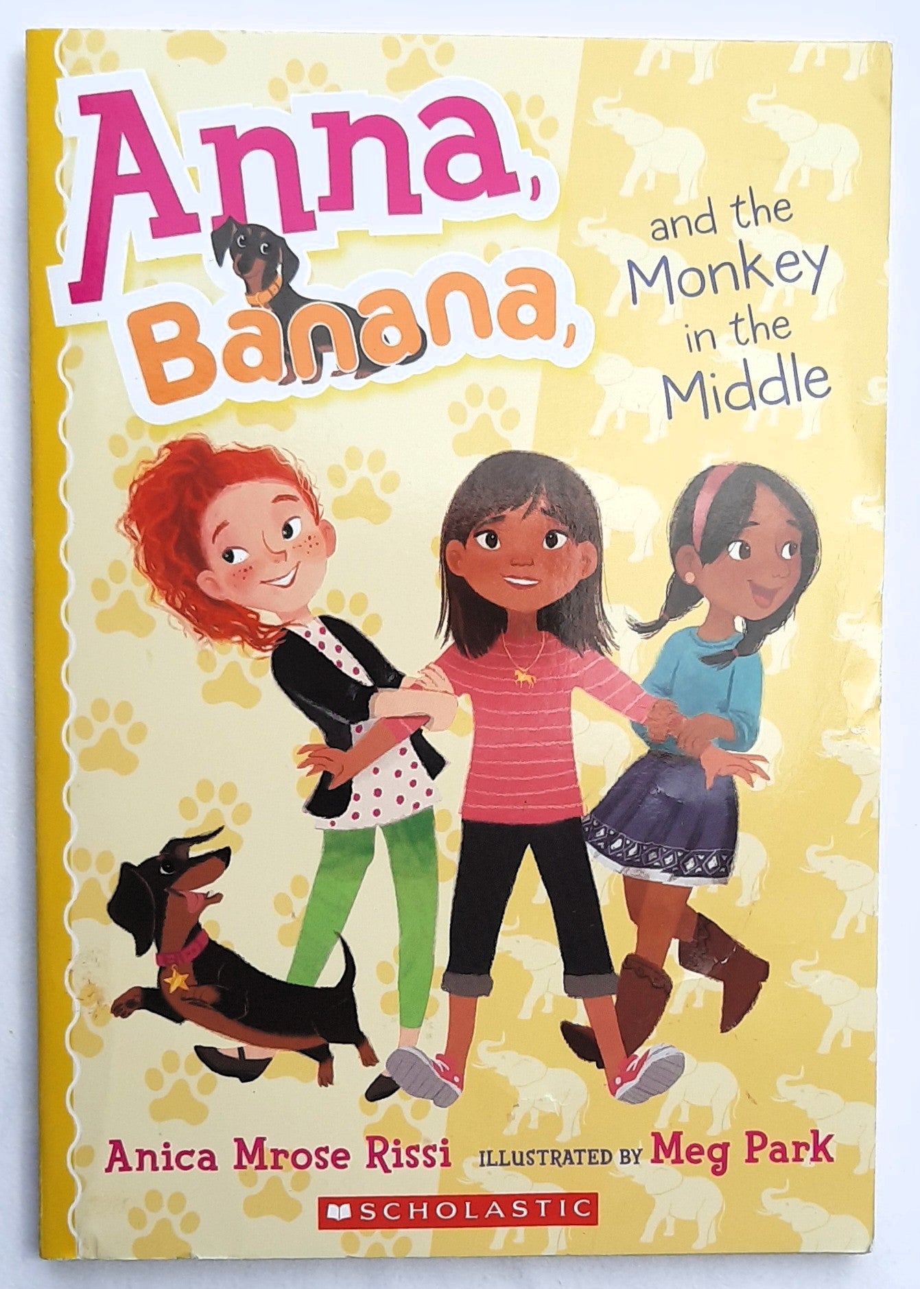 Anna, Banana, and the Monkey in the Middle by Anica Mrose Rissi (Very good, 2016, Pbk, 115 pages, Scholastic)