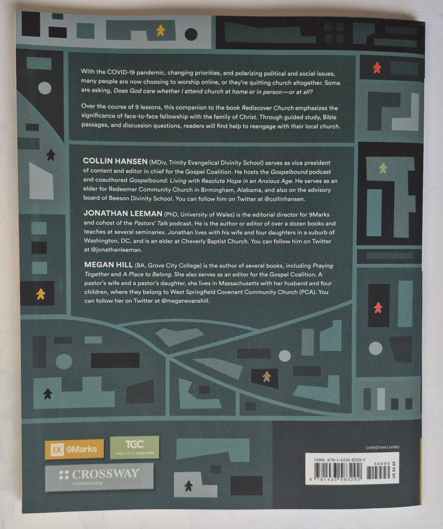 Rediscover Church Study Guide by Collin Hansen; Jonathan Leeman (New, 2021, Pbk, 108 pgs, Crossway)