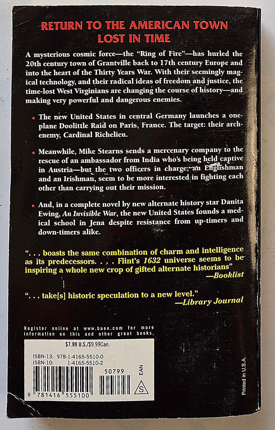 Ring of Fire: Grantville Gazette II by Eric Flint (Very good, 2007 Pbk, 473 pgs, Baen)