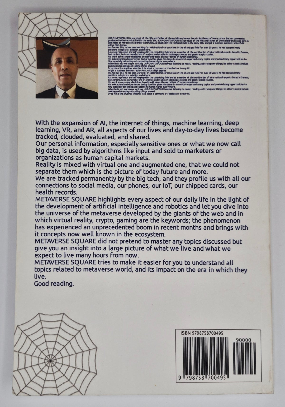 Metaverse Square by Lhachmi Taifouri (Very good, 2021, Pbk, 192 pgs, Self-Published)