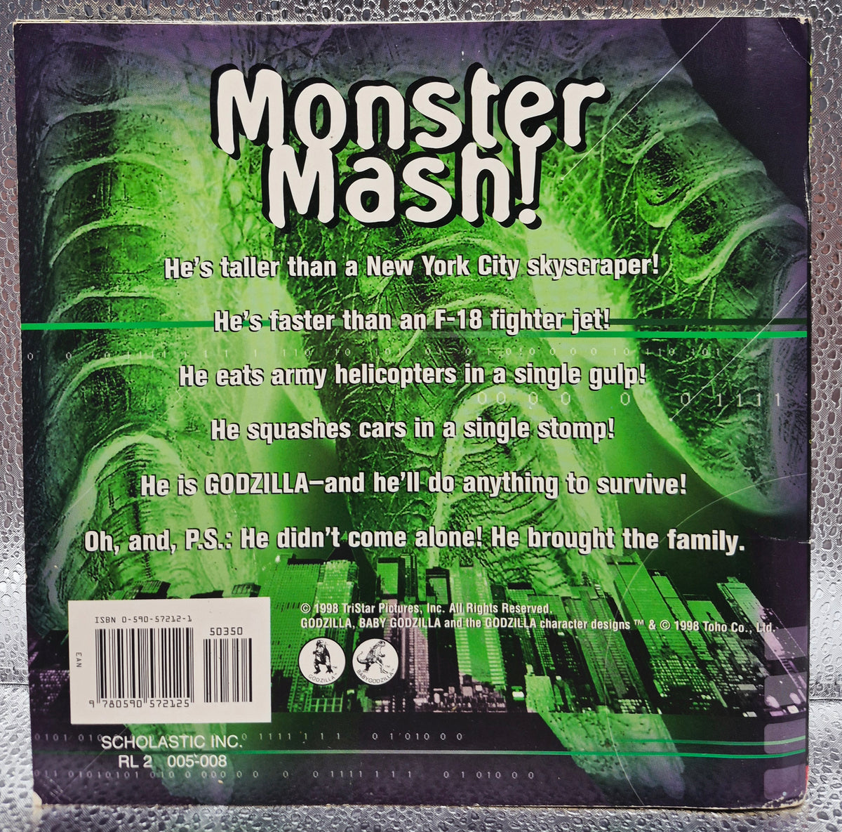 Godzilla by Kimberly Weinberger (Good, 1998, Pbk, 32 pgs, Scholastic)