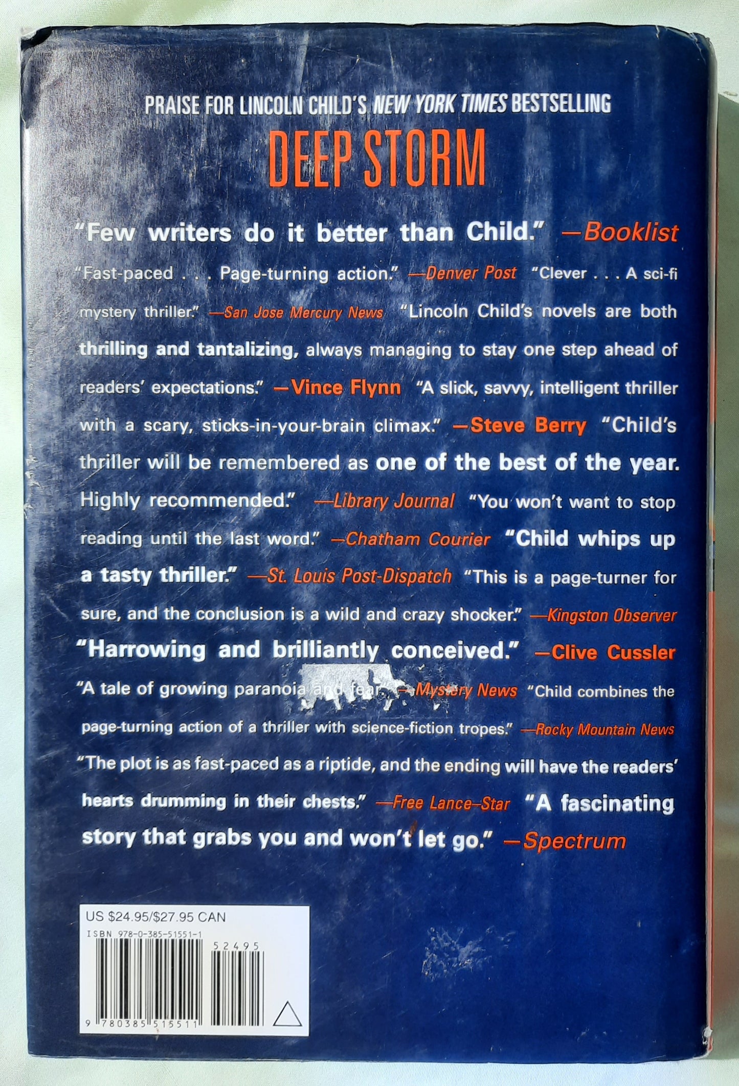 Terminal Freeze by Lincoln Child (Very good, 2009, HC, 320 pages, Doubleday)