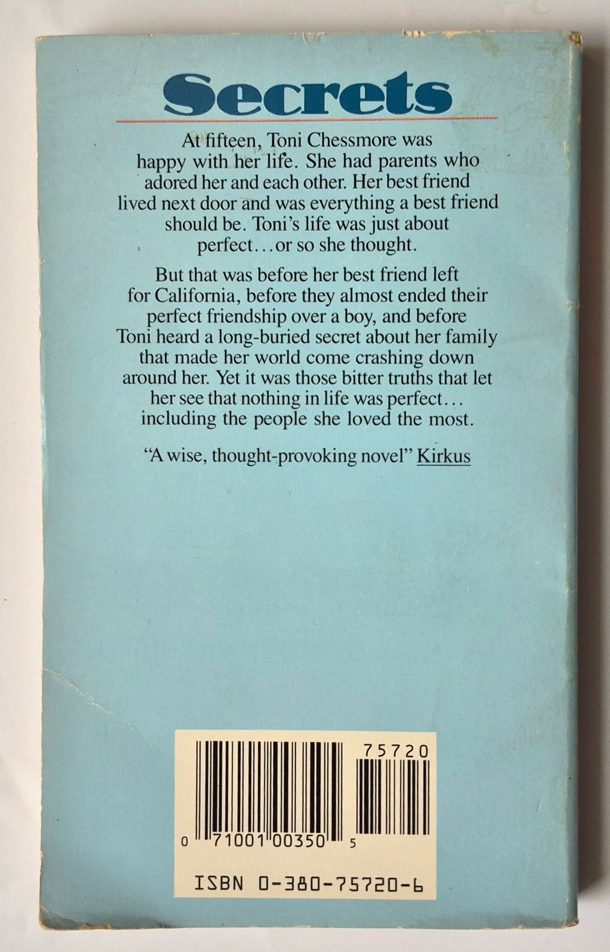 Babyface by Norma Fox Mazer (Good, 1991, Pbk, 165 pgs, Avon Flare)