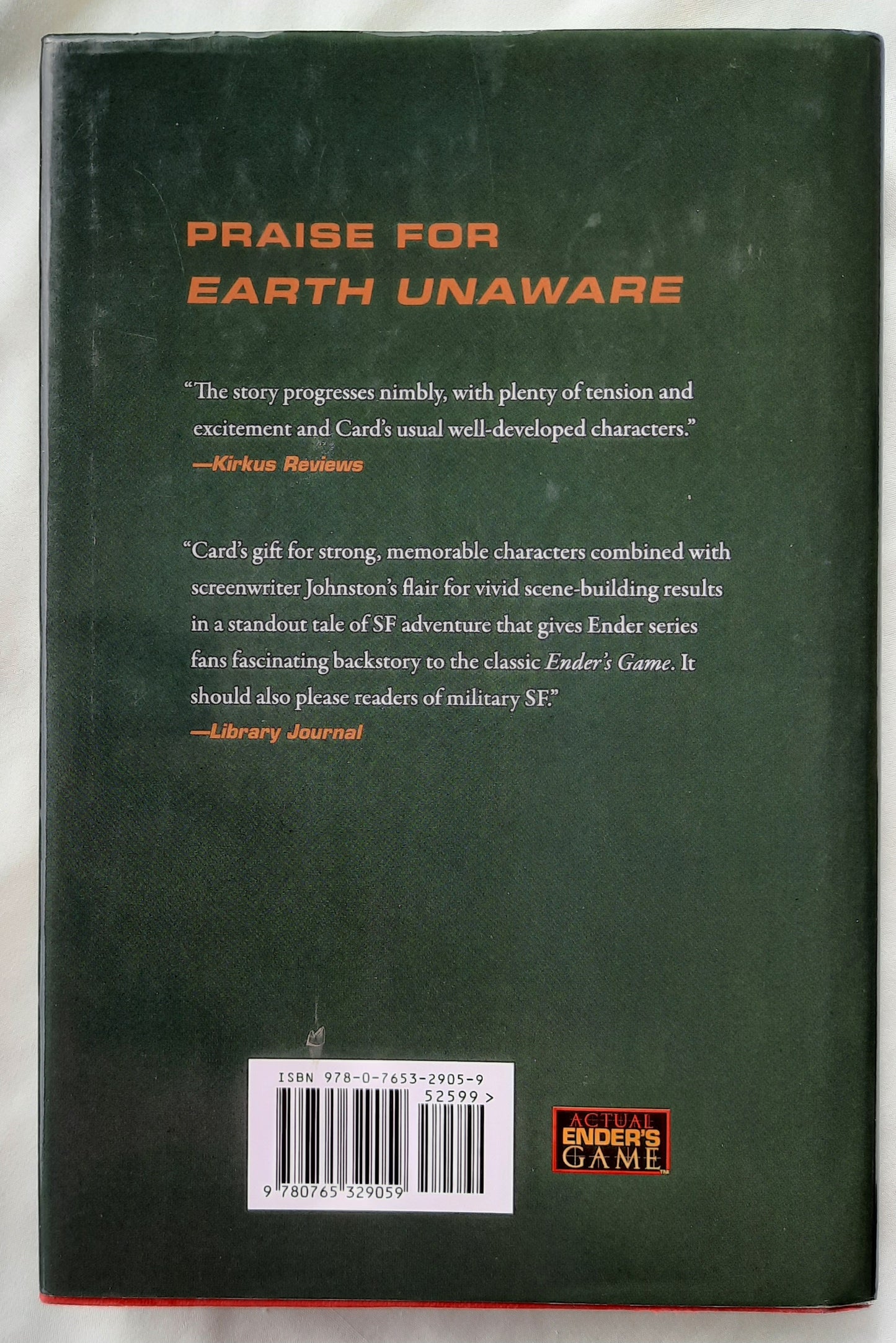 Earth Afire by Orson Scott Card; Aaron Johnston (The First Formic War #2 , Very good, 2013, HC, 399 pages, Tom Doherty Associates)