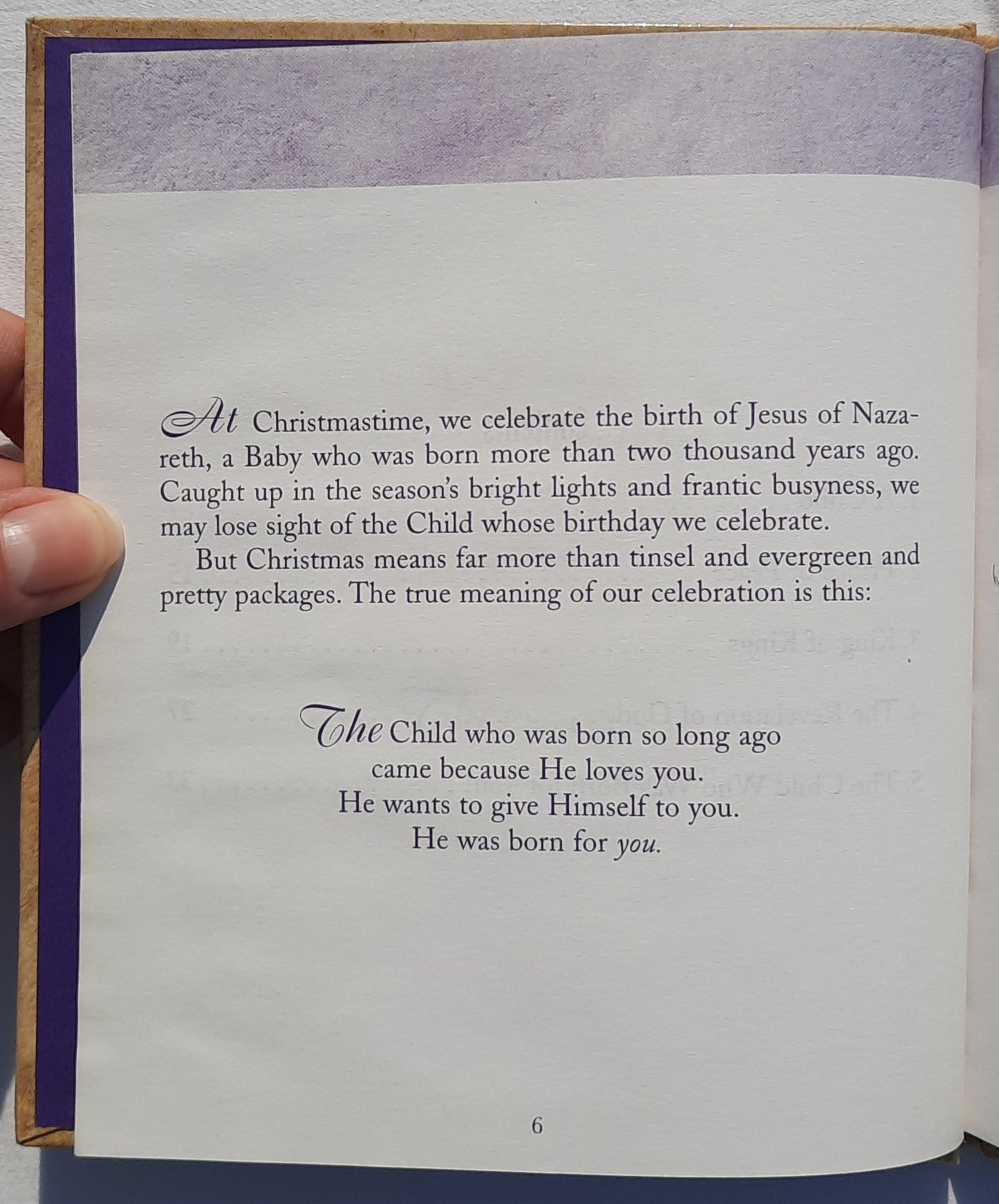 For Unto Us a Child Is Born by Ellyn Sanna (Good, HC, Humble Creek)