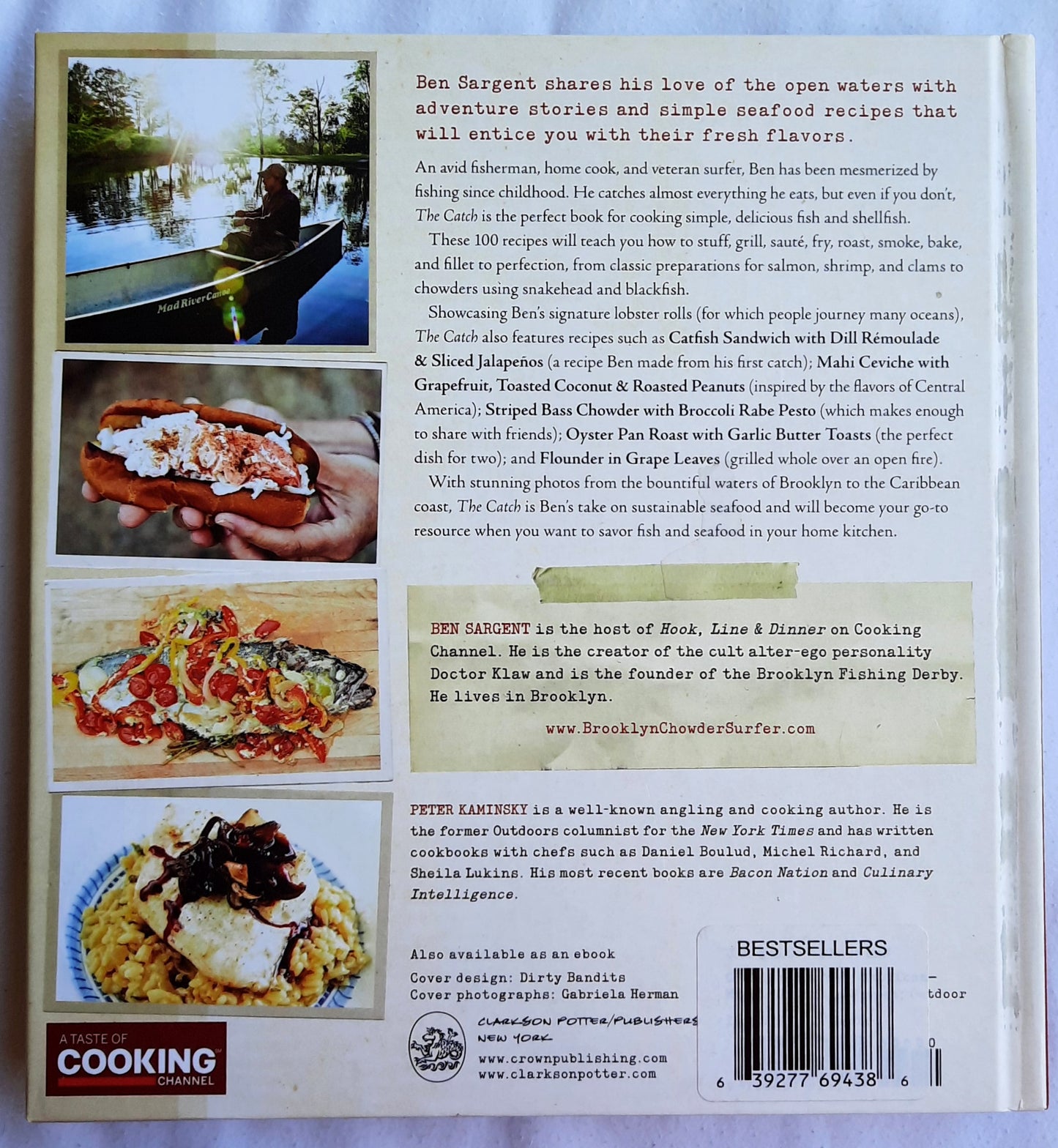 The Catch of the Day by Ben Sargent; Peter Kaminsky (Very good, 2013, HC, 256 pages, Clarkson Potter)