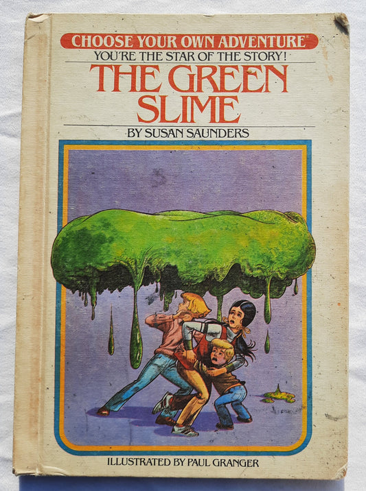 The Green Slime by Susan Saunders; Paul Granger (Choose Your Own Adventure, Good, 1982, HC, 52 pages, Weekly Readers Books)