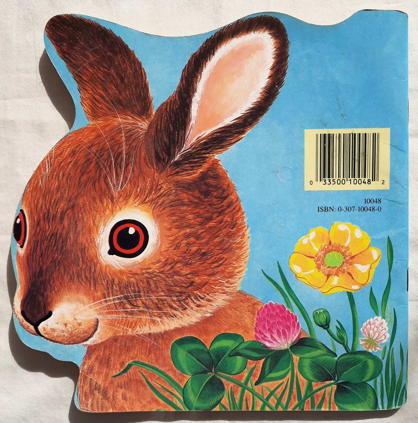 The Bunny Book by Richard Scarry (Good, 1987, Pbk, A Golden Super Shape Book)
