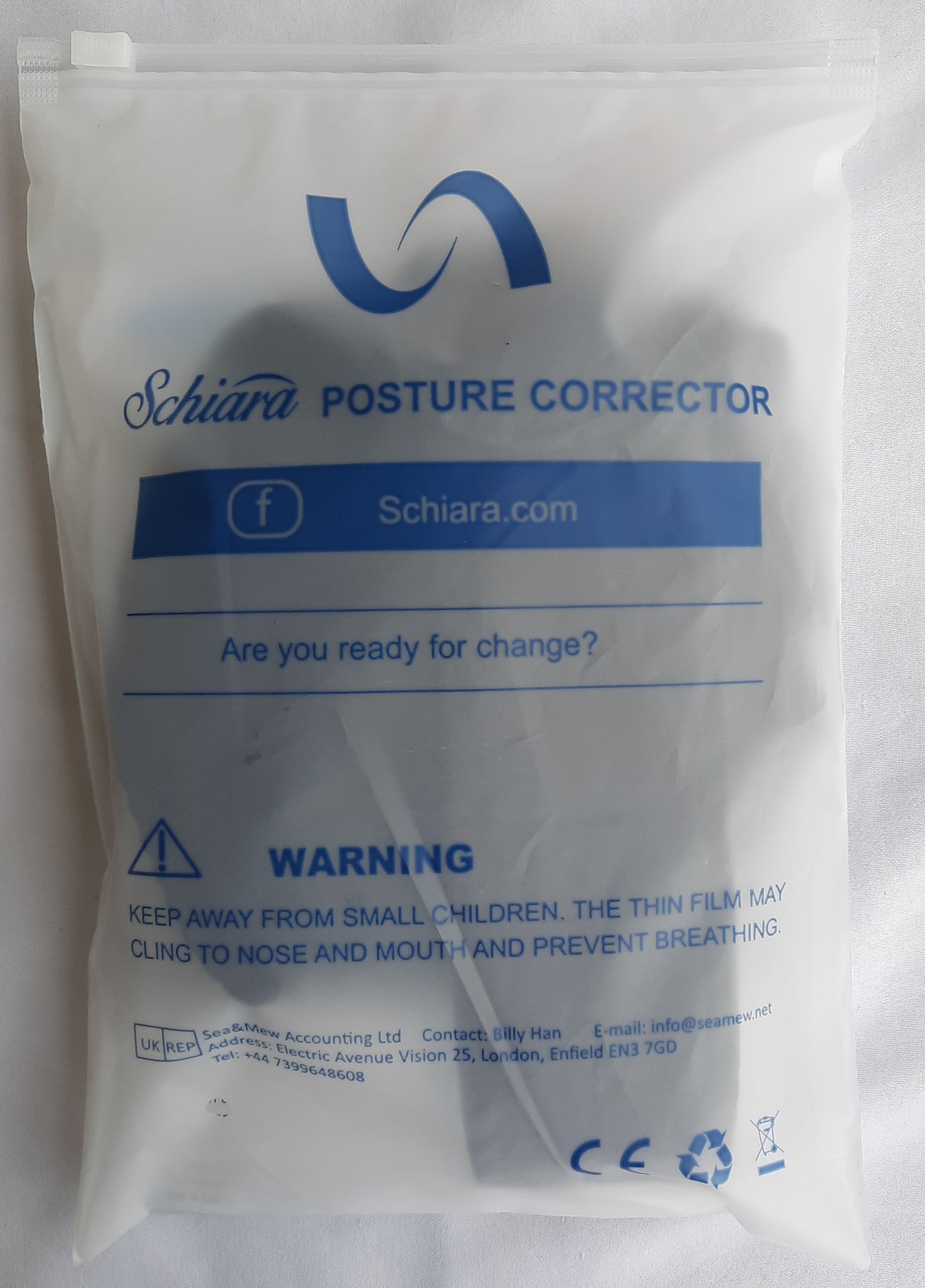 Schiara Posture Corrector (Very good, Black, Sea & Mew Accounting Ltd.)