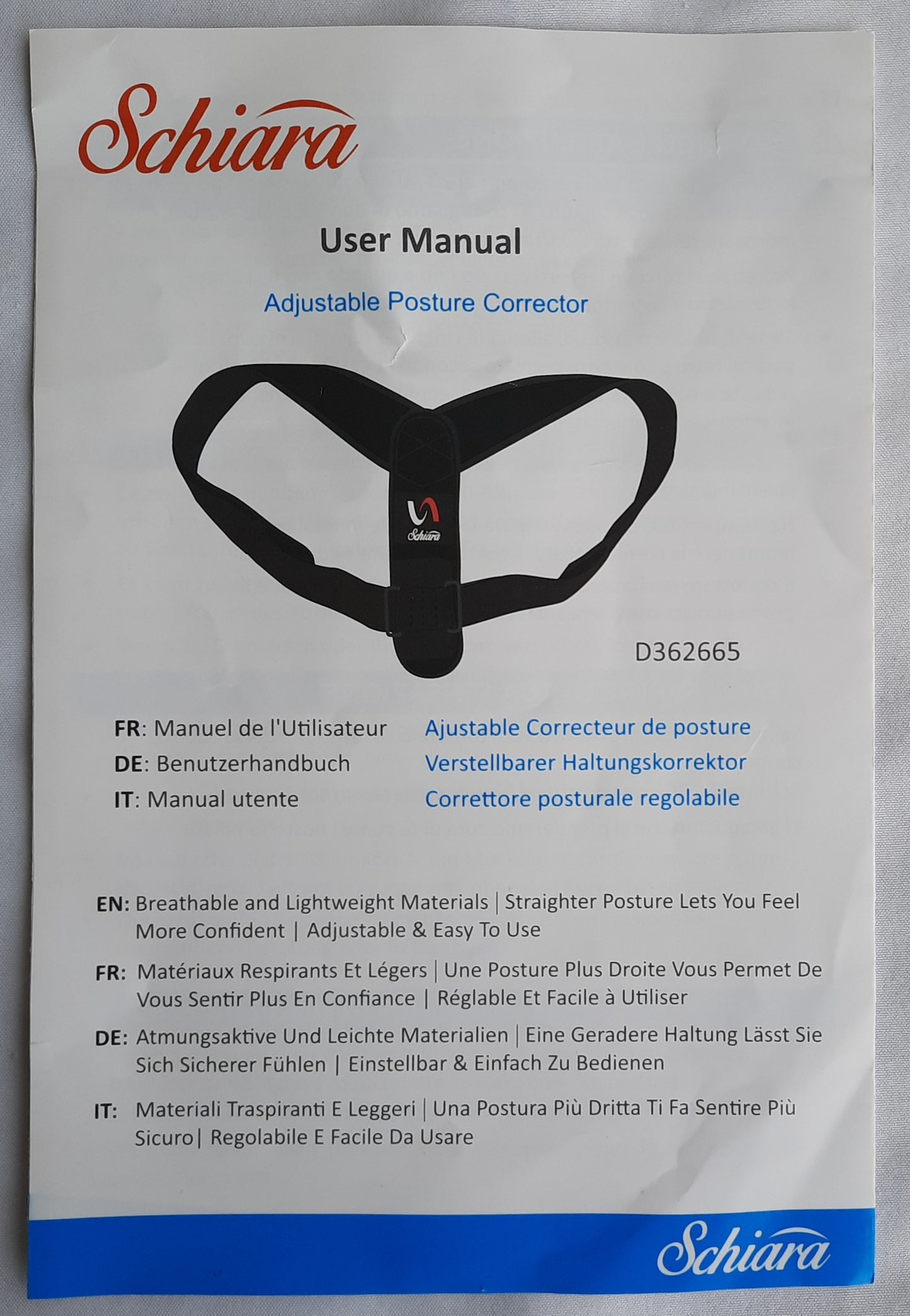 Schiara Posture Corrector (Very good, Black, Sea & Mew Accounting Ltd.)