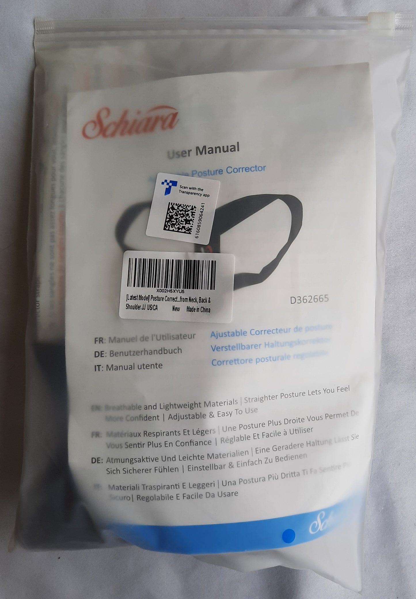 Schiara Posture Corrector (Very good, Black, Sea & Mew Accounting Ltd.)