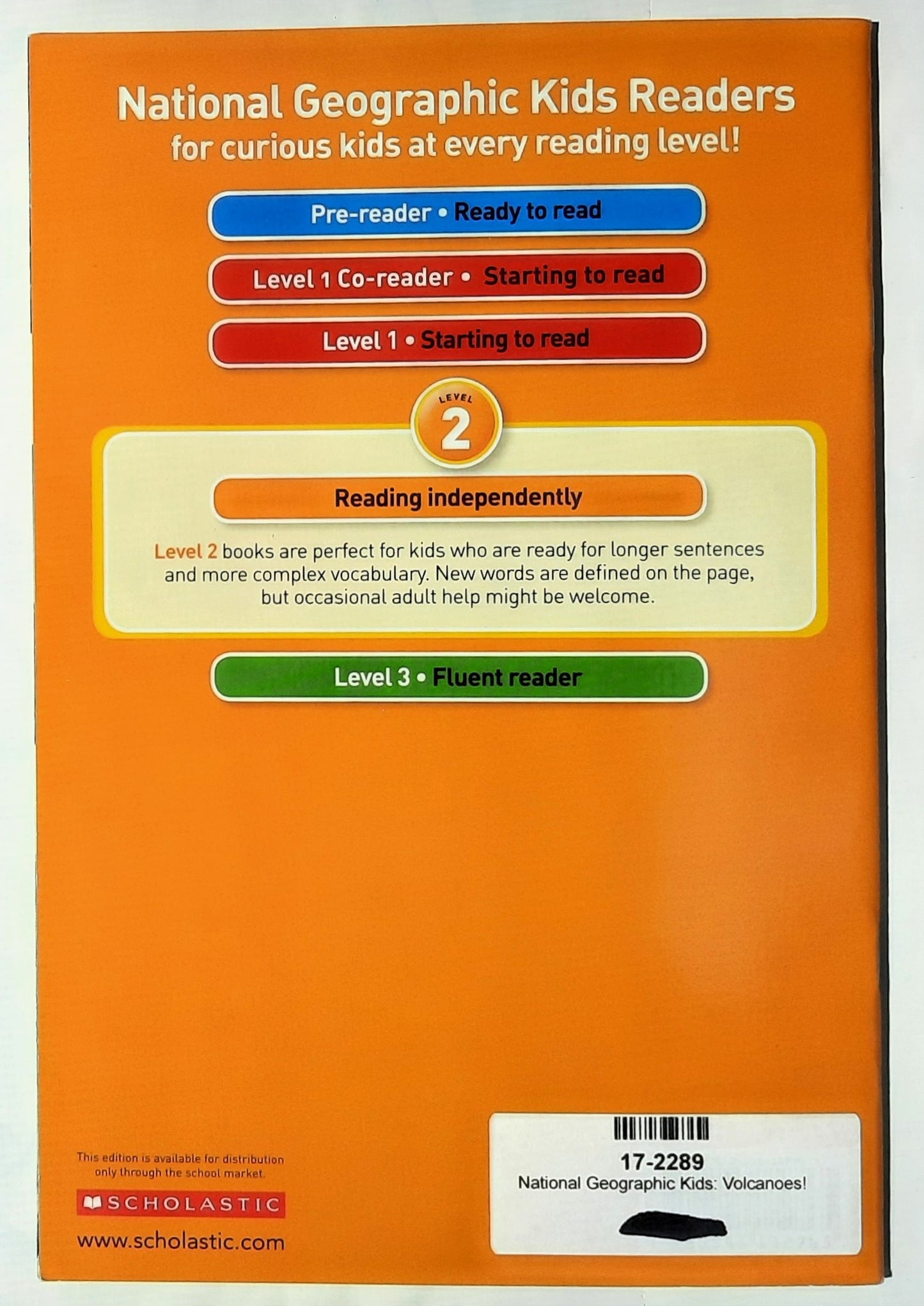 National Geographic Kids: Volcanoes! by Anne Schreiber (New, 2008, Pbk, 32 pages, Scholastic)