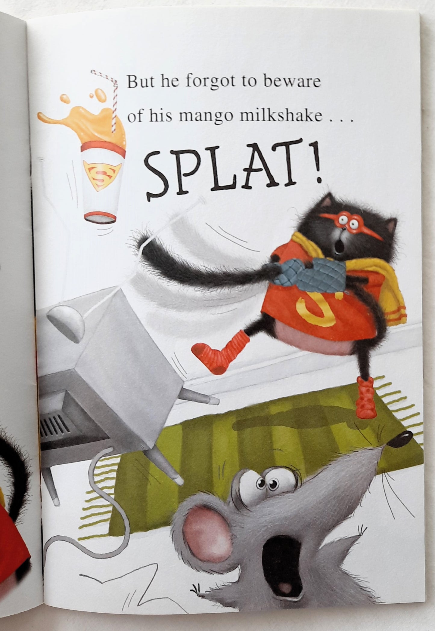 Splat the Cat Takes the Cake by Rob Scotton (Like New, 2014, Pbk, 32 pages, Scholastic I Can Read Level 1)