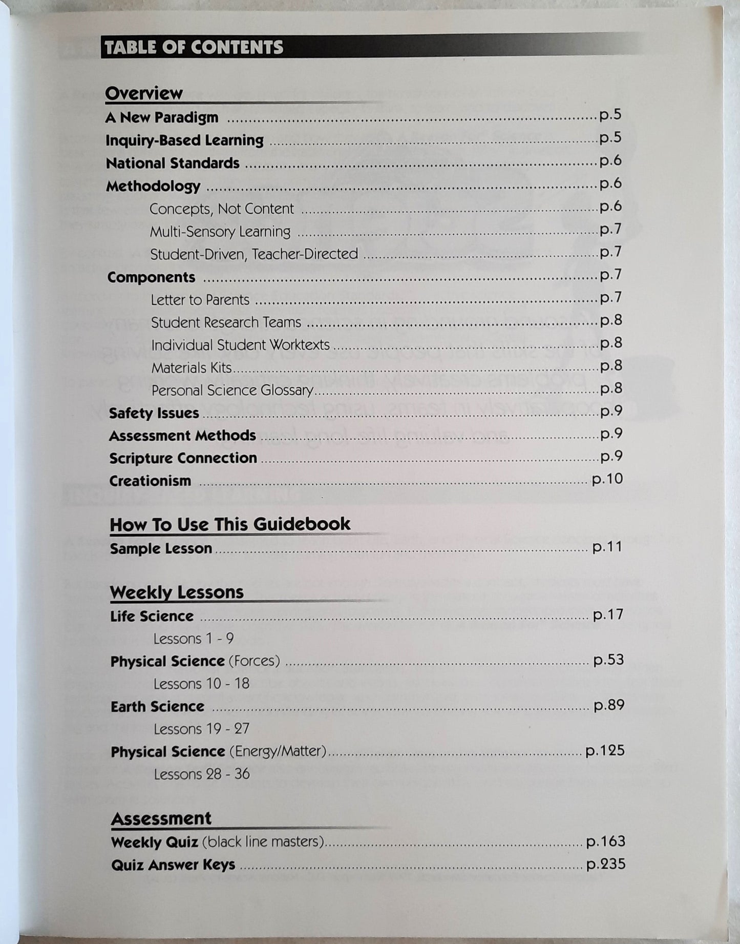 A Reason for Science Level E Teacher Guidebook by Dave & Rozann Seela (New, 2003, Pbk, 240 pages, The Concerned Group)