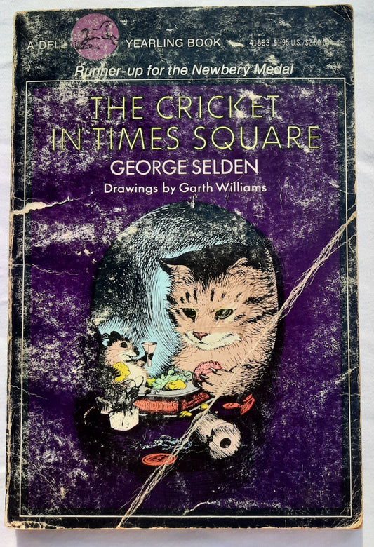 The Cricket in Times Square by George Selden (Good, 1970, Pbk, 160 pages, Yearling Book)