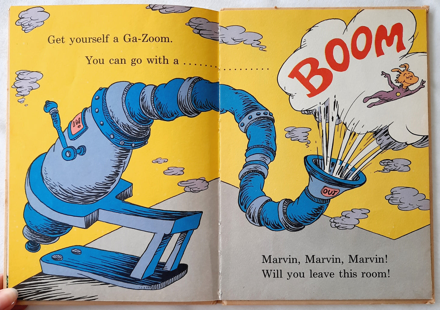 Marvin K. Mooney Will You Please Go Now! by Dr. Seuss (Acceptable, 1971, HC, 28 pages, Random House)