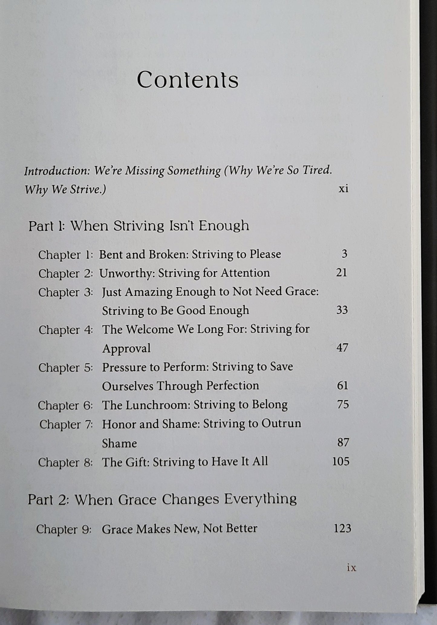 When Strivings Cease by Ruth Chou Simons (Like new, 2021, HC, 235 pages, Nelson Books)