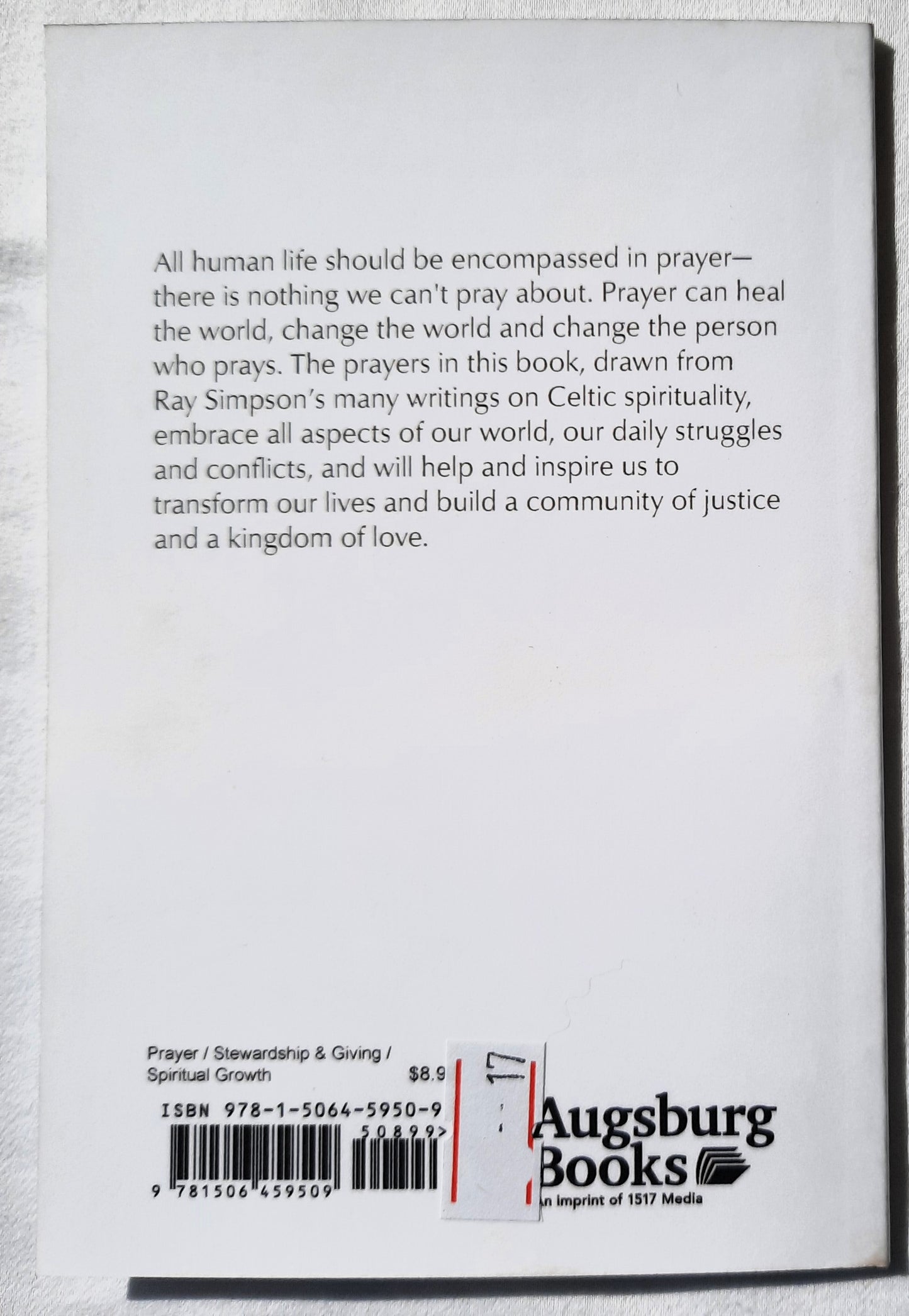 Prayers for the World by Ray Simpson (New, 2005, Pbk, 32 pgs, Augsburg Books)