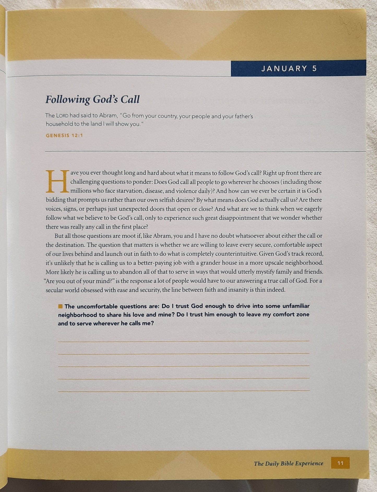 The Daily Bible Experience: 365 Life-Changing Readings to Make God's Word Personal by F. Lagard Smith (New, 2020, Pbk, 384 pgs)