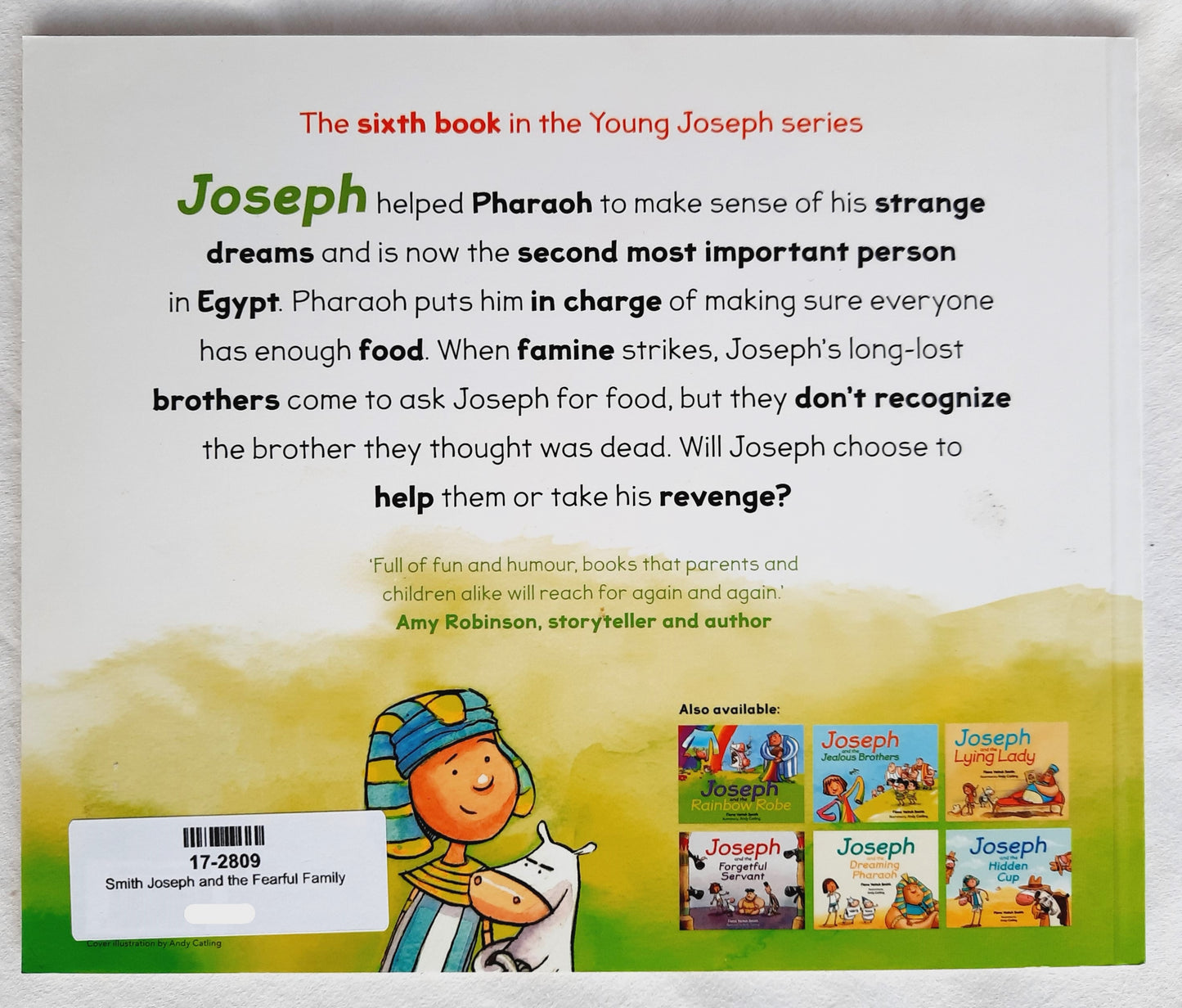 Joseph and the Fearful Family by Fiona Veitch Smith (New, 2018, PBK, 32 pages, SPCK)