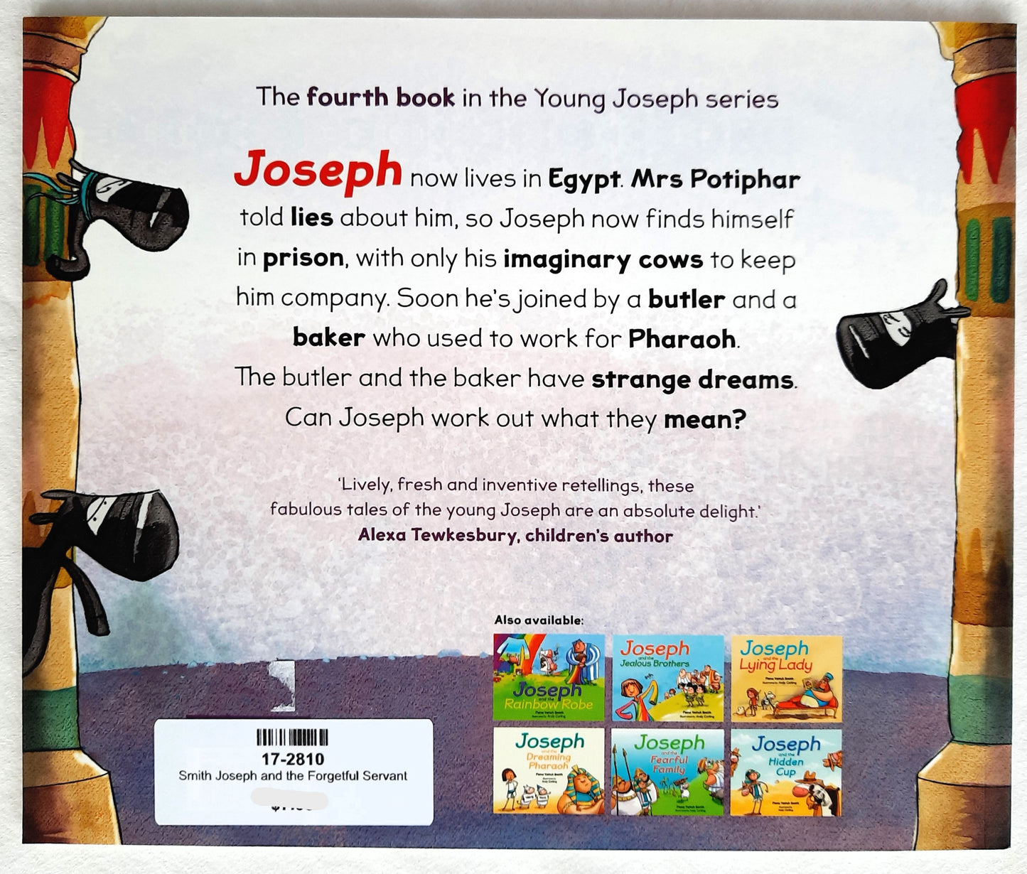 Joseph and the Forgetful Servant by Fiona Veitch Smith (New, 2017, PBK, 32 pages, SPCK)