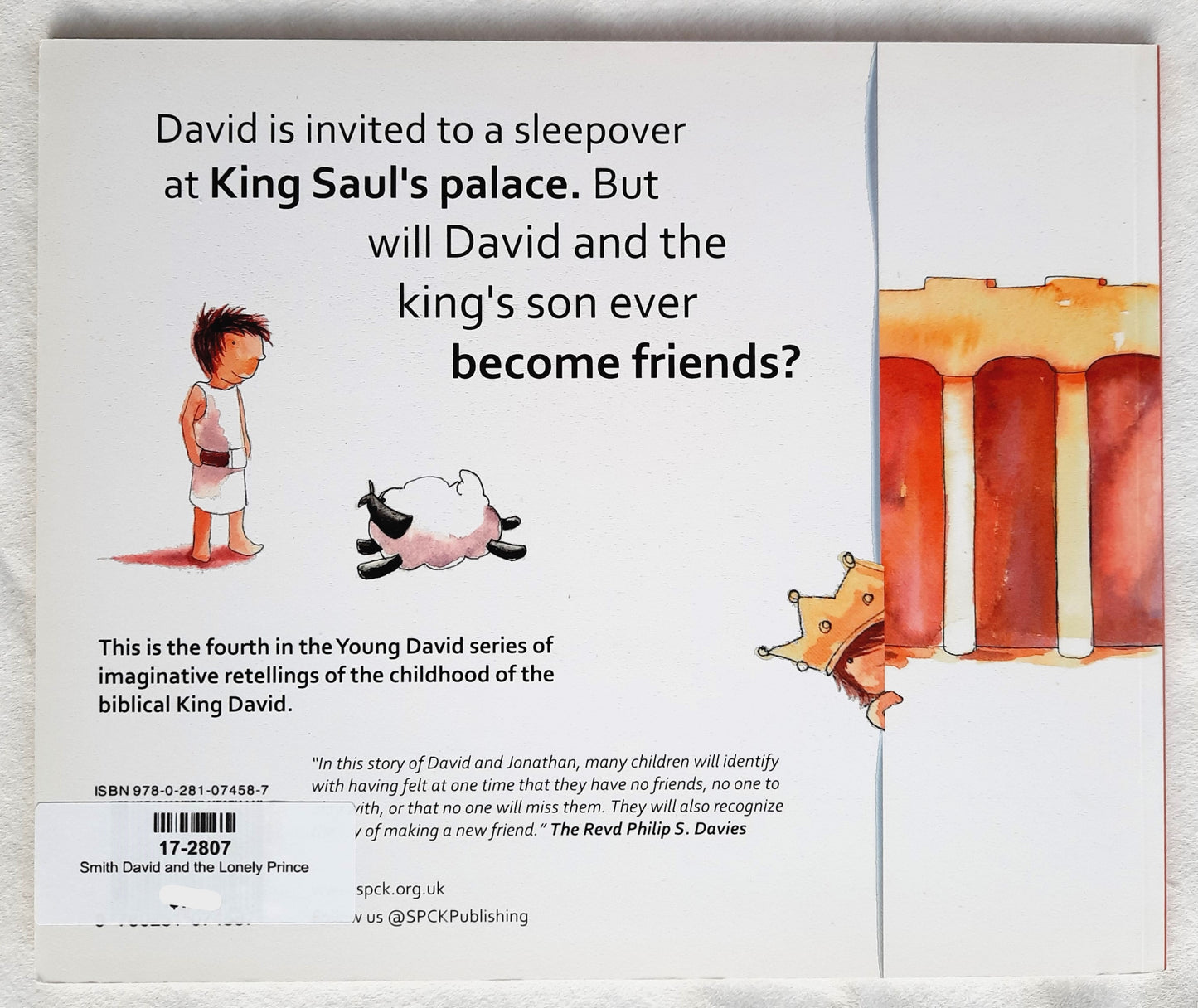 David and the Lonely Prince by Fiona Veitch Smith (New, 2015, PBk, 32 pages, SPCK Publishing)
