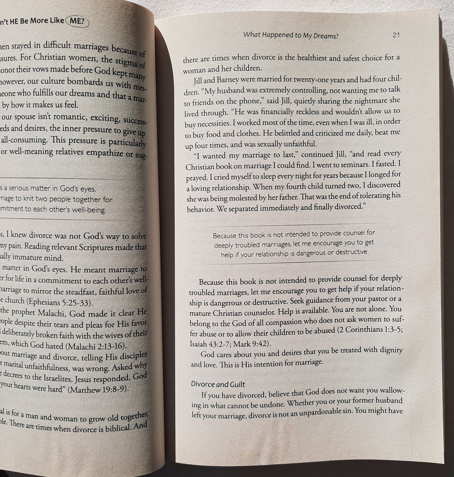 Why Can't He Be More Like Me? by Poppy Smith (Very Good, 2012, PBK, 220 pages, Harvest House)