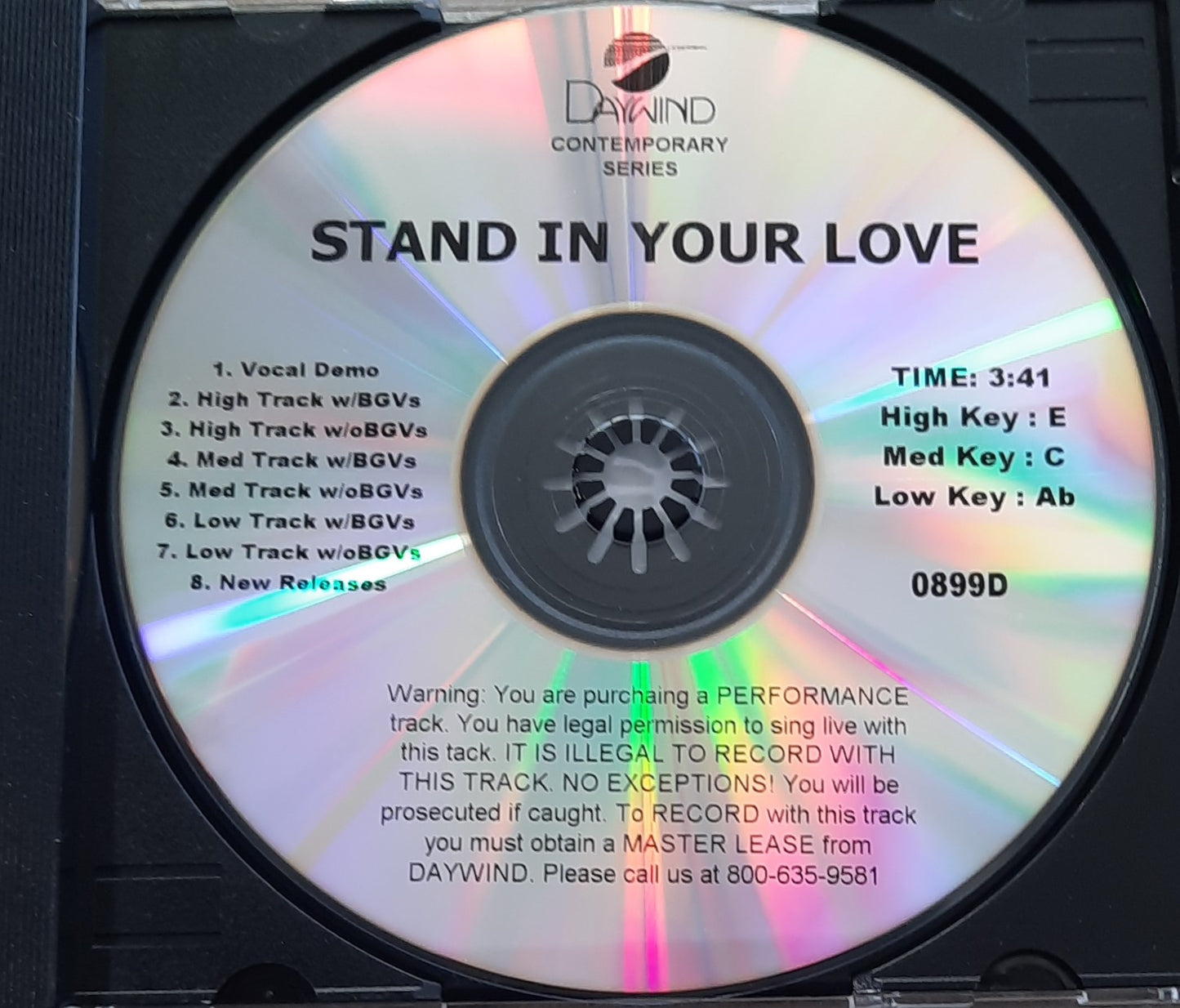Stand In Your Love Accompaniment/Performance Track (Josh Baldwin) Audio CD 2018