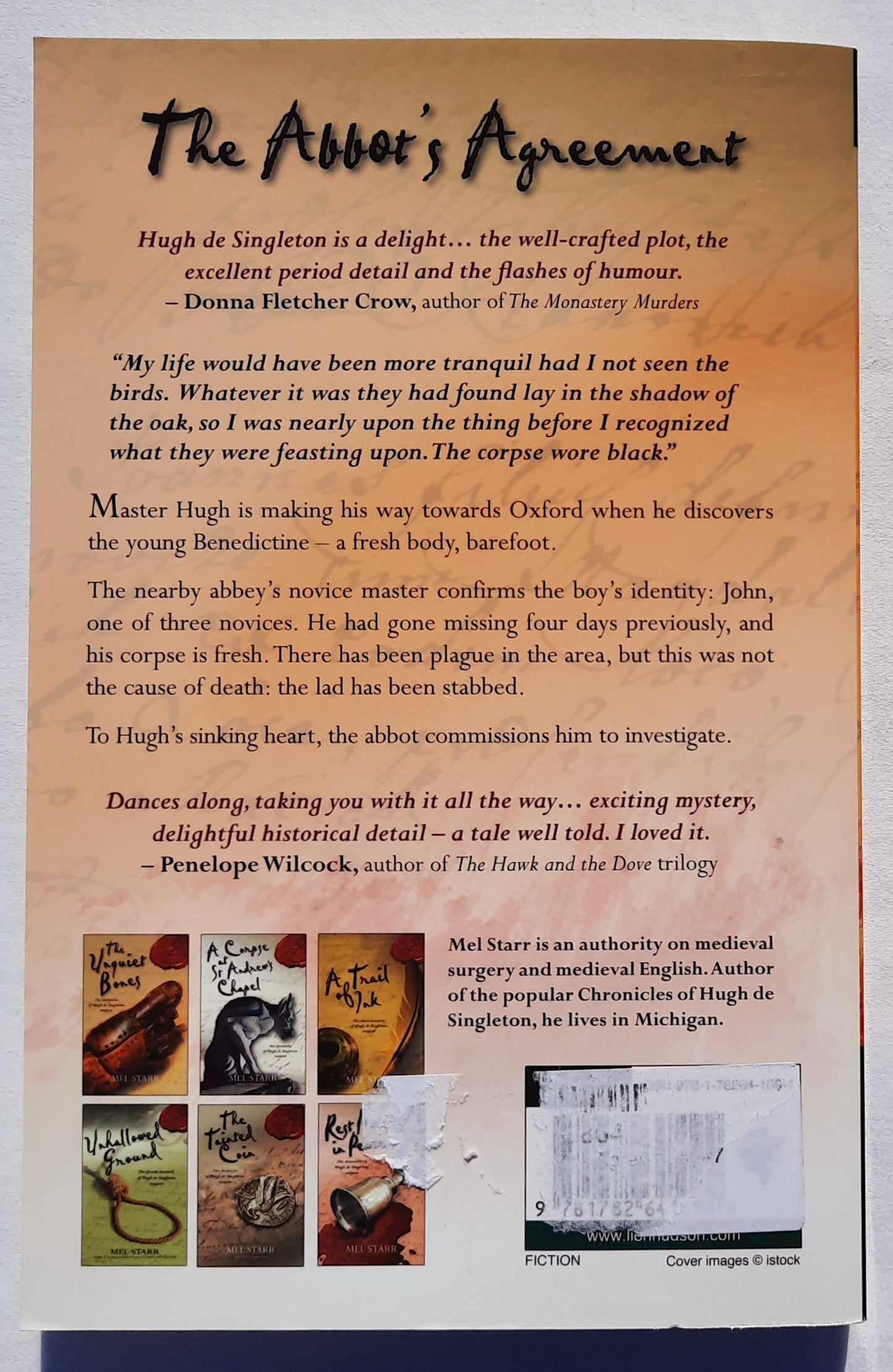 The Abbot's Agreement von Mel Starr (Hugh de Singleton #7, Neu, 2014, Taschenbuch, 256 Seiten, Lion Fiction)