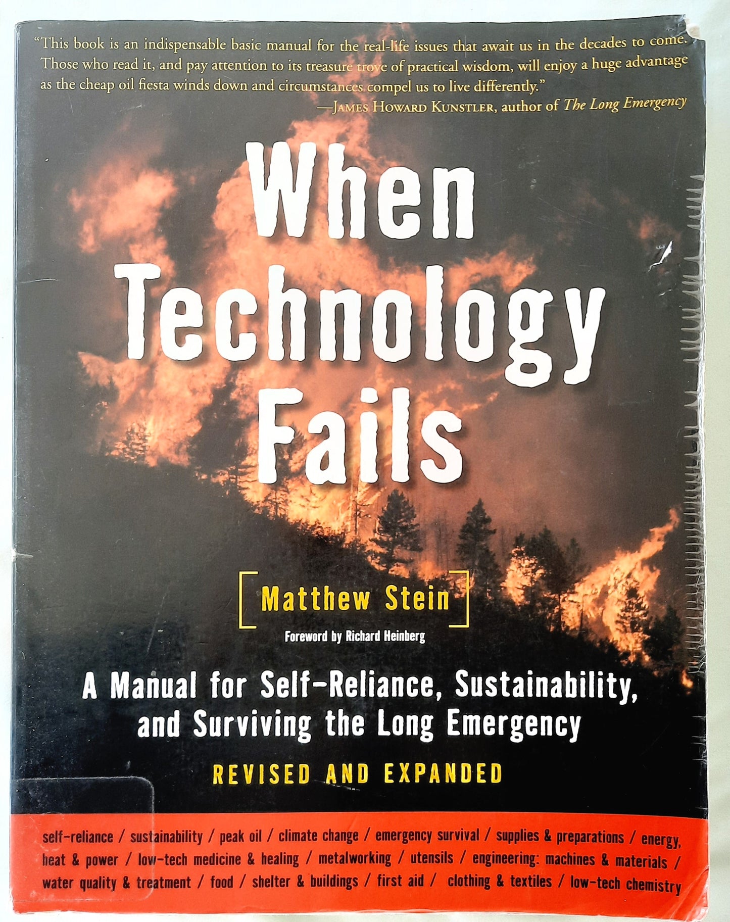 When Technology Fails by Matthew Stein (Good, 2008, Pbk, 493 pages, Chelsea Green Publishing)