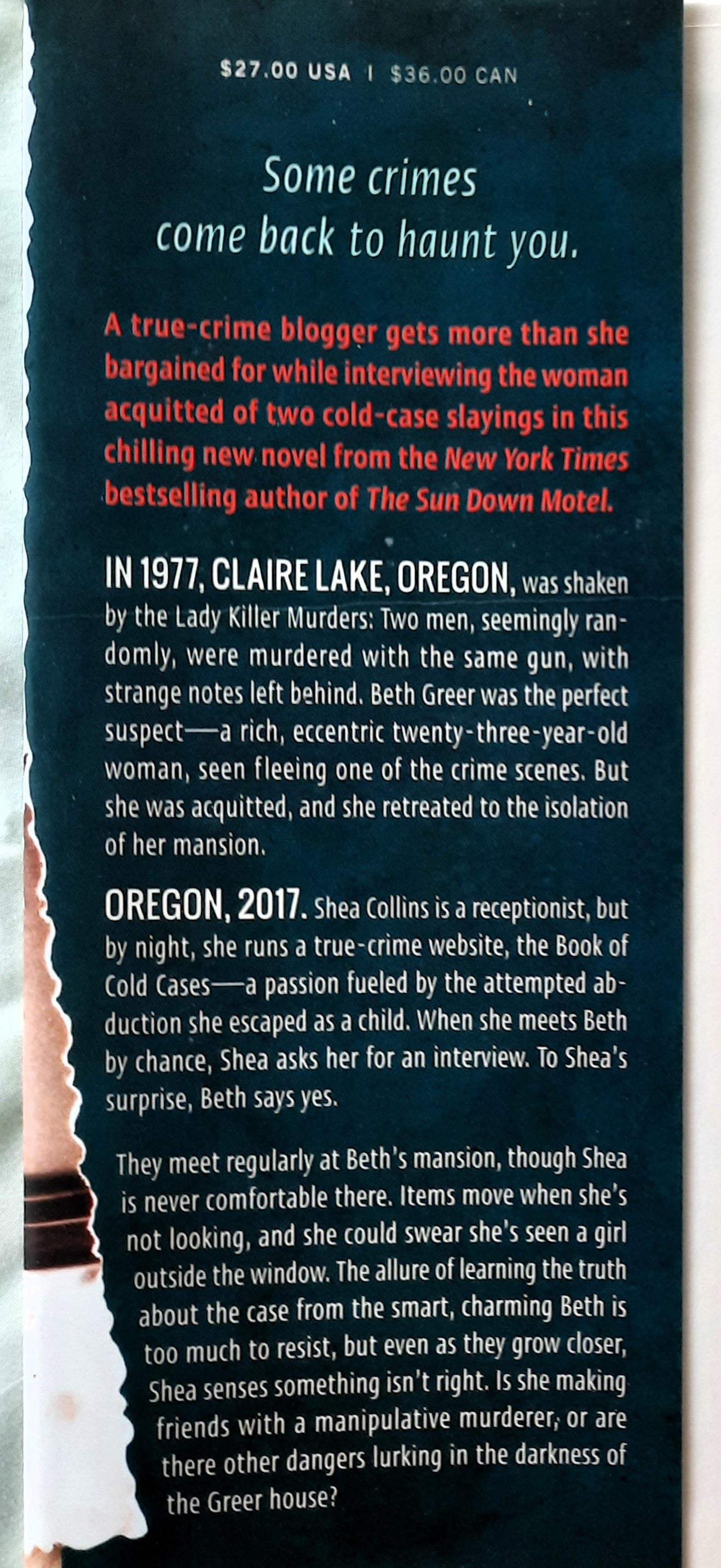 The Book of Cold Cases by Simone St. James (Good, 2022, HC, 341 pages, Berkley Books)