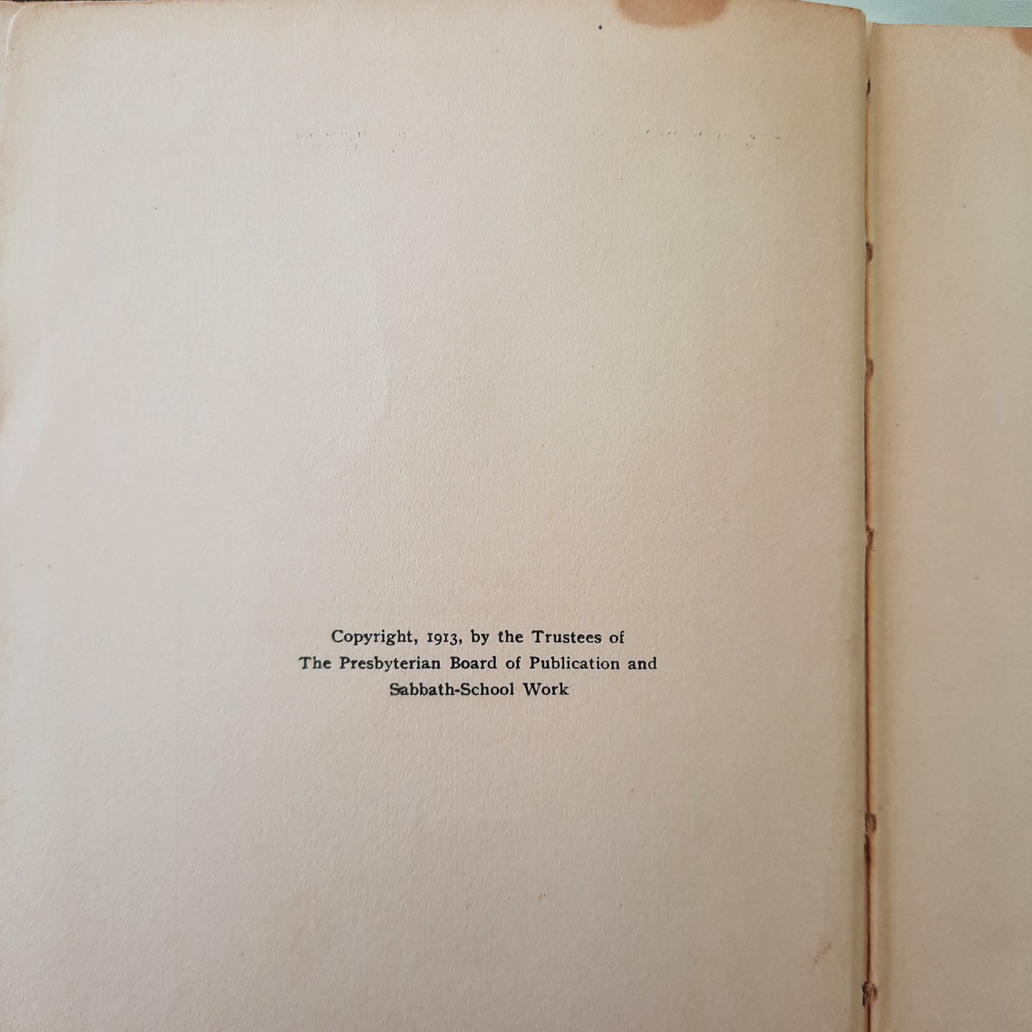 Planting the Outposts by Robert Frederick Sulzer (Acceptable, 1913, HC, 119 pages, The Presbyterian Board of Publication and Sabbath School Work)