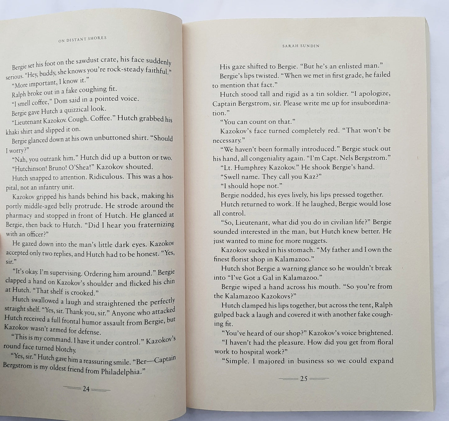 On Distant Shores by Sarah Sundin (Wings of the Nightingale #2, New, 2013, Pbk, 430 pages, Revell)