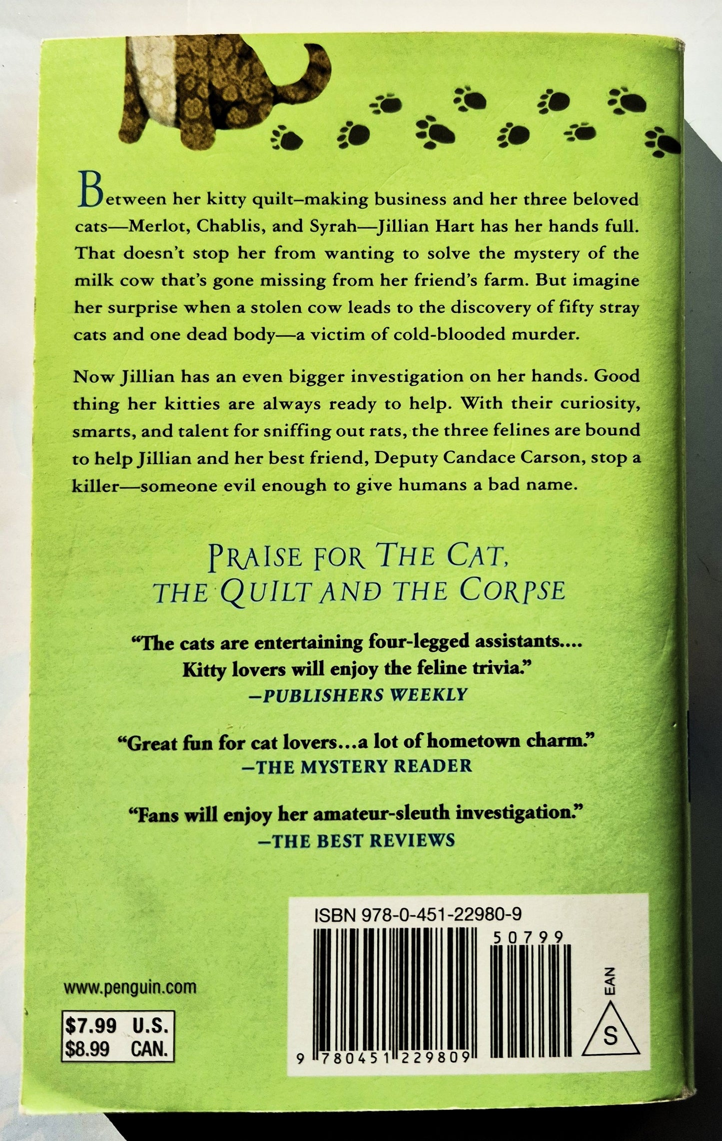 The Cat, the Professor, and the Poison von Leann Sweeney (Cats in Trouble Mystery #2, Sehr gut, 2010, Pbk, 275 Seiten, Penguin)