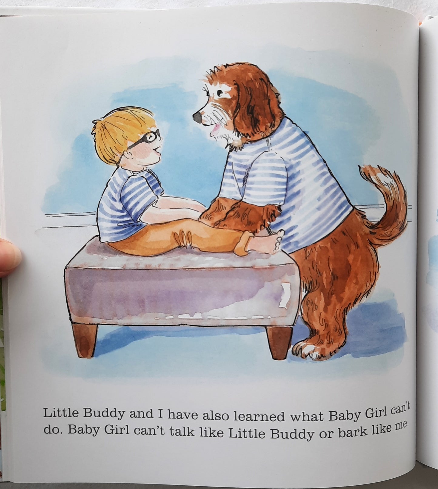 Reagandoodle and Little Buddy Welcome Baby by Sandi Swiridoff (New, 2019, HC, 48 pages, Harvest House)