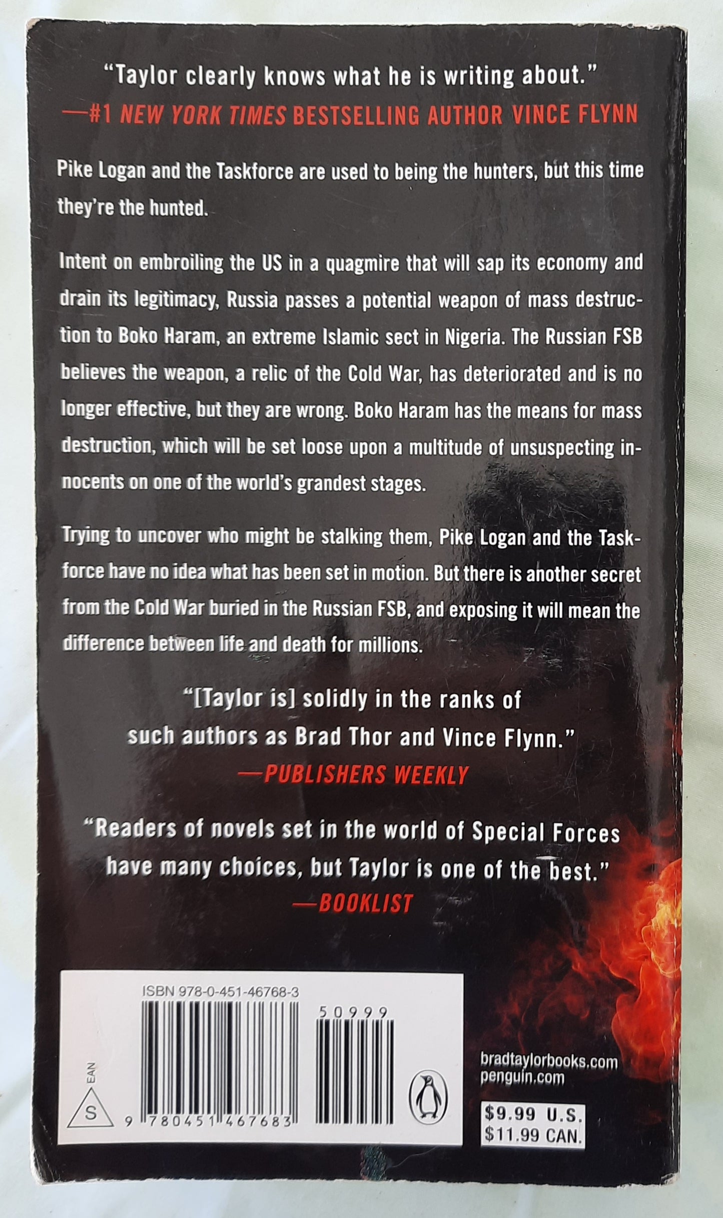 Days of Rage by Brad Taylor (Pike Logan #6, Good, 2015, Pbk, 515 pages, Penguin)