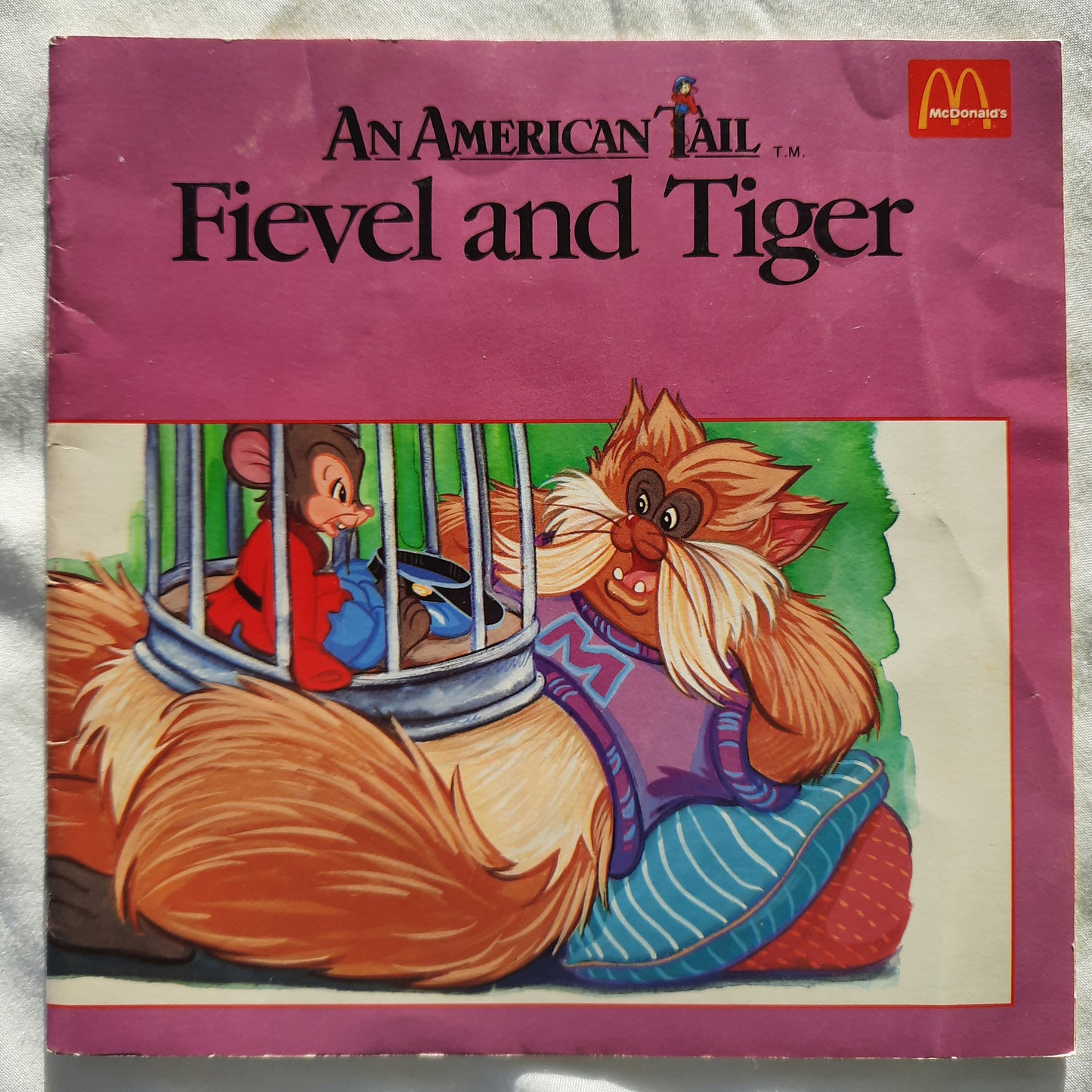An American Tail: Fievel and Tiger by Michael Teitelbaum (McDonald's, Good, 1986, Pbk, 24 pages, Universal City Studios)