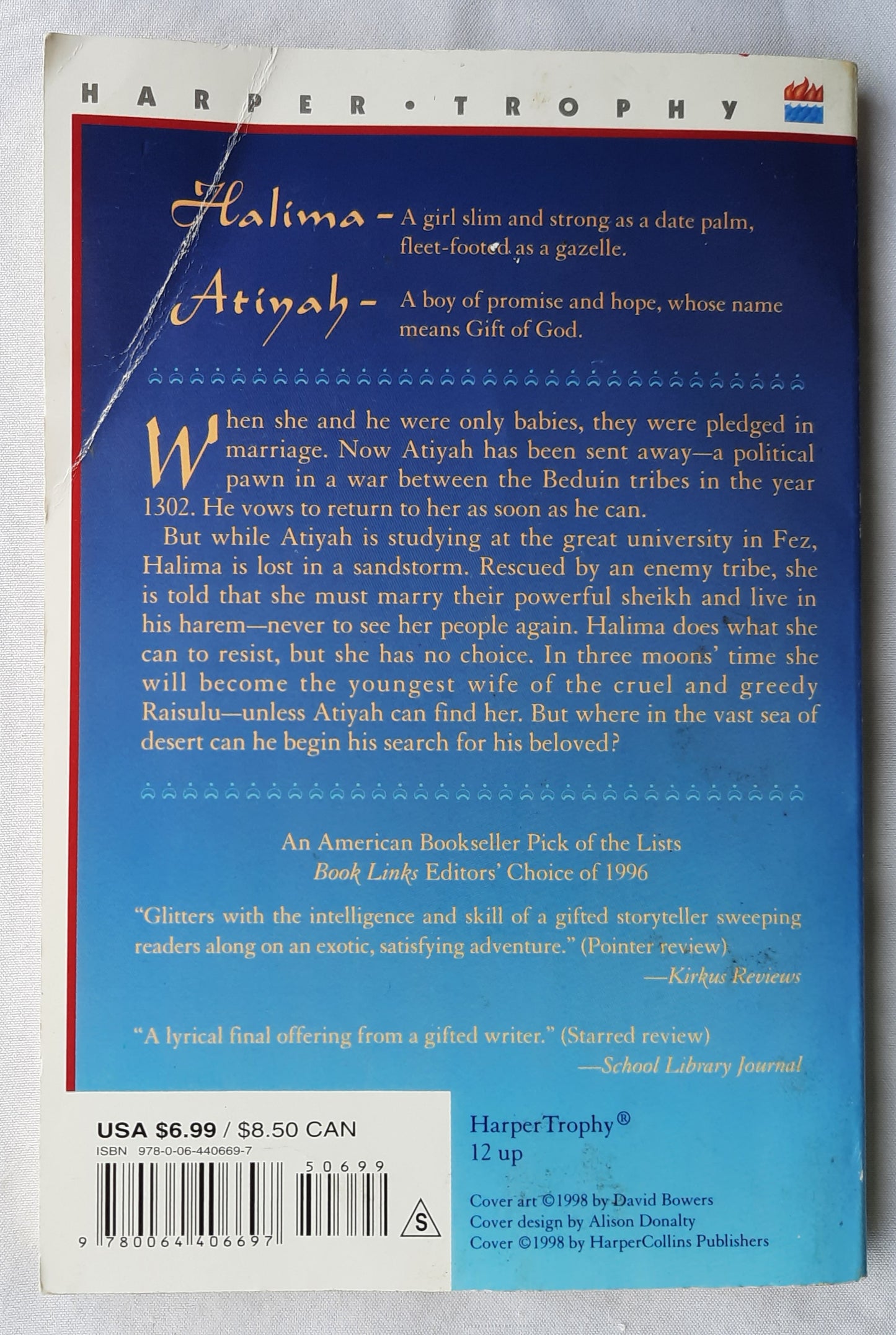 The Beduins' Gazelle by Frances Temple (Good, 1998, Pbk, 150 pages, HarperTrophy)