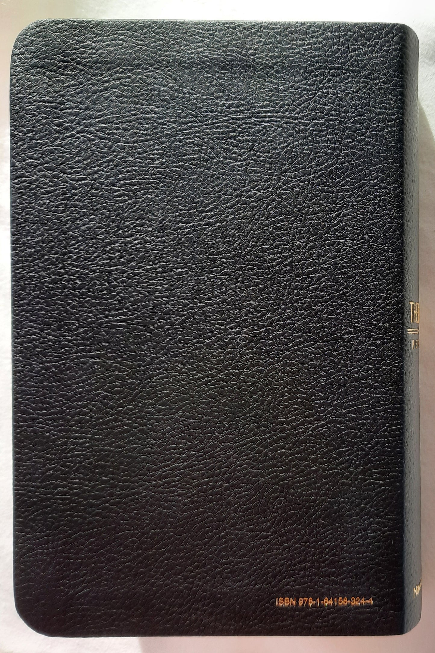 The Message Compact Bible (New, 2021, Black Leather-look, 1536 pages, NavPress)