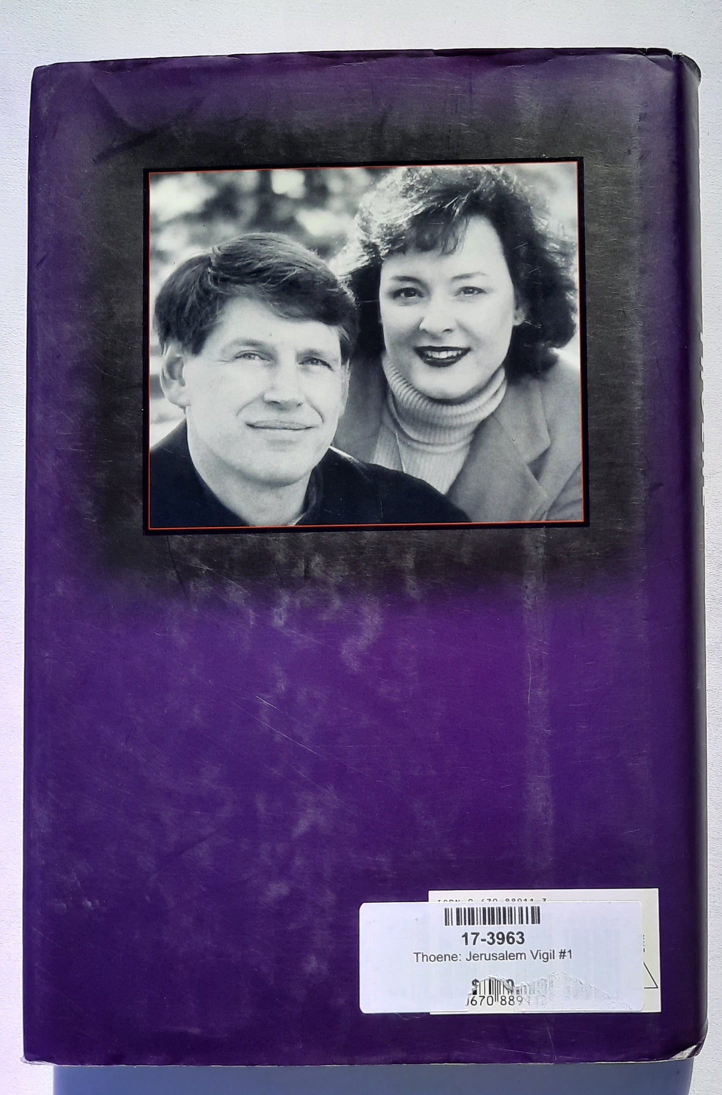 Jerusalem Vigil #1 by Bodie & Brock Thoene (The Zion Legacy, Very Good, 2000, HC, 322 pages, Viking)